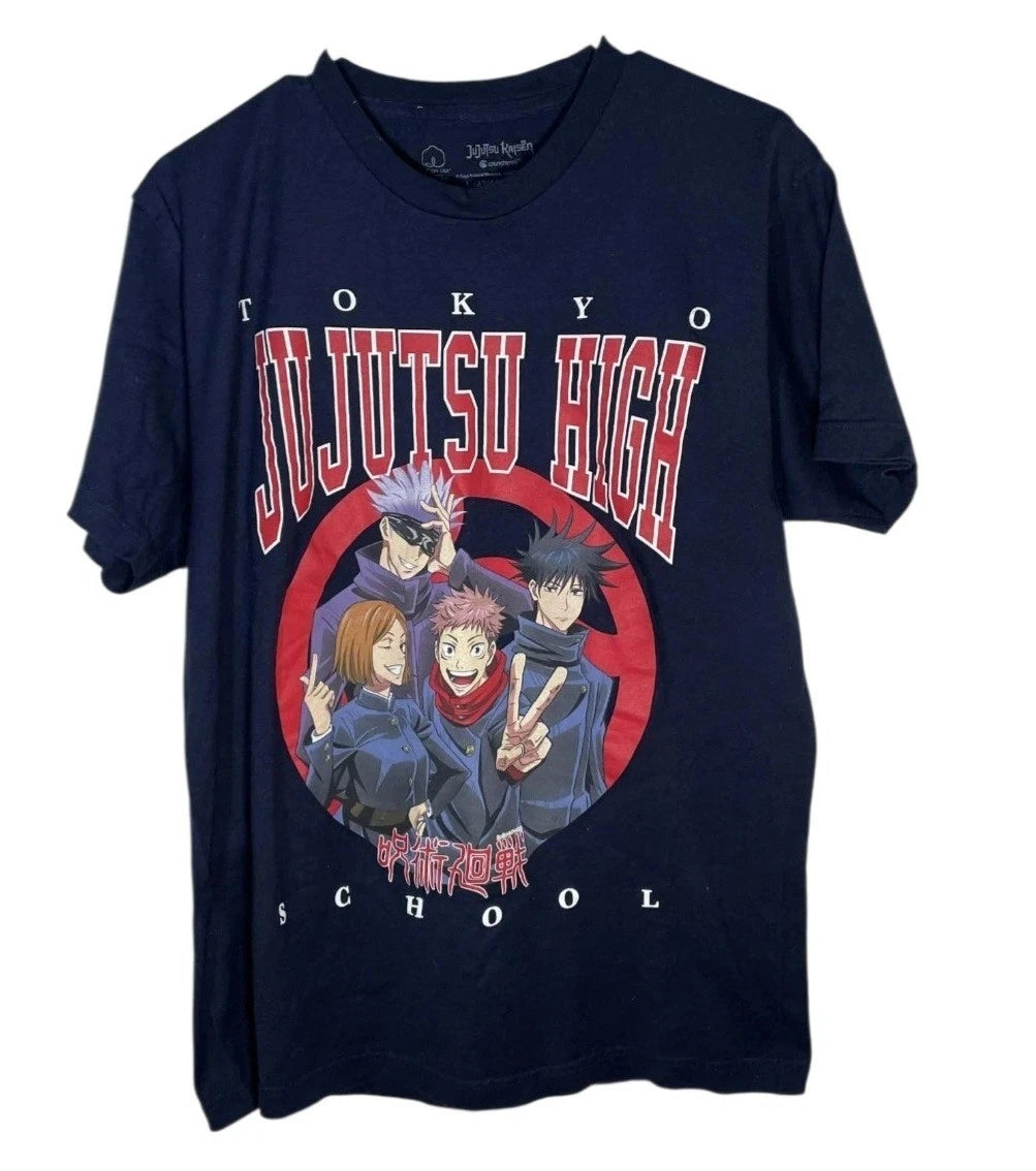 Jujutsu Kaisen Crunchy Roll Tokyo High Size L 42-44 Graphic Anime Tee Shirt
