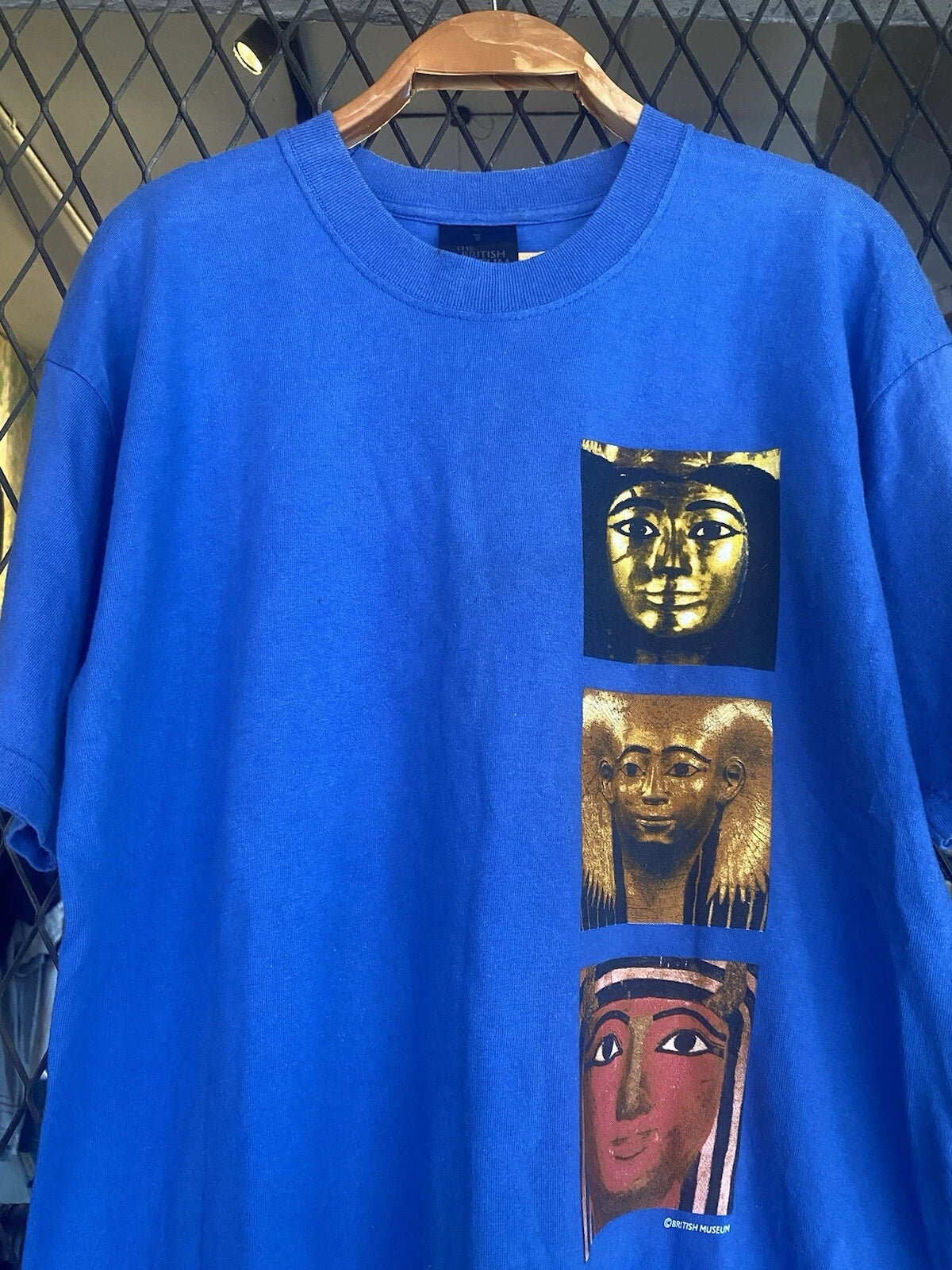 Vtg The British Museum London Ancient Egyptians Art T shirt Pop Art / Artwork