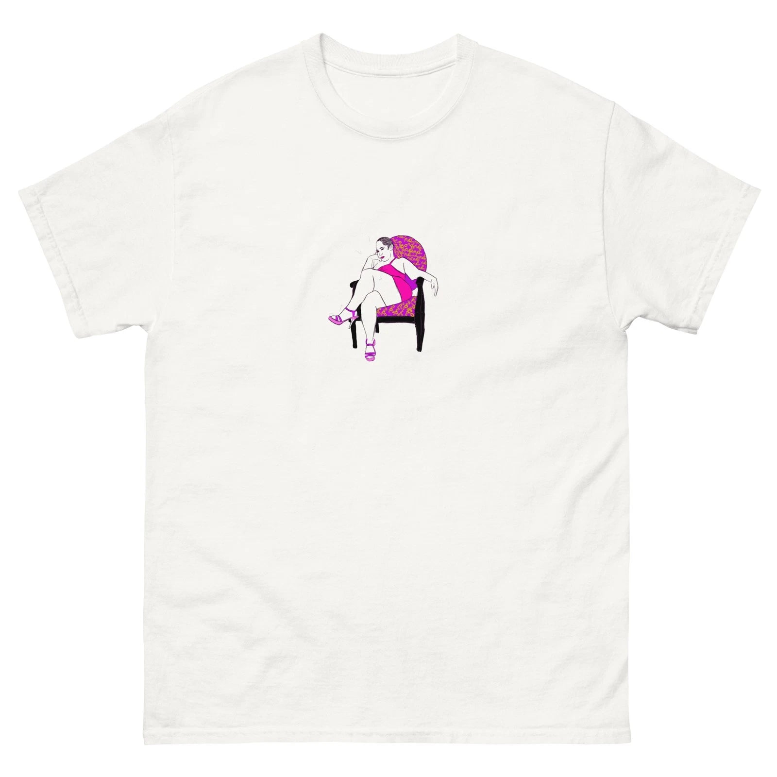 Boricua Leg Tease Queen Unisex classic tee Merch Pin Up Contemporary Pop Art