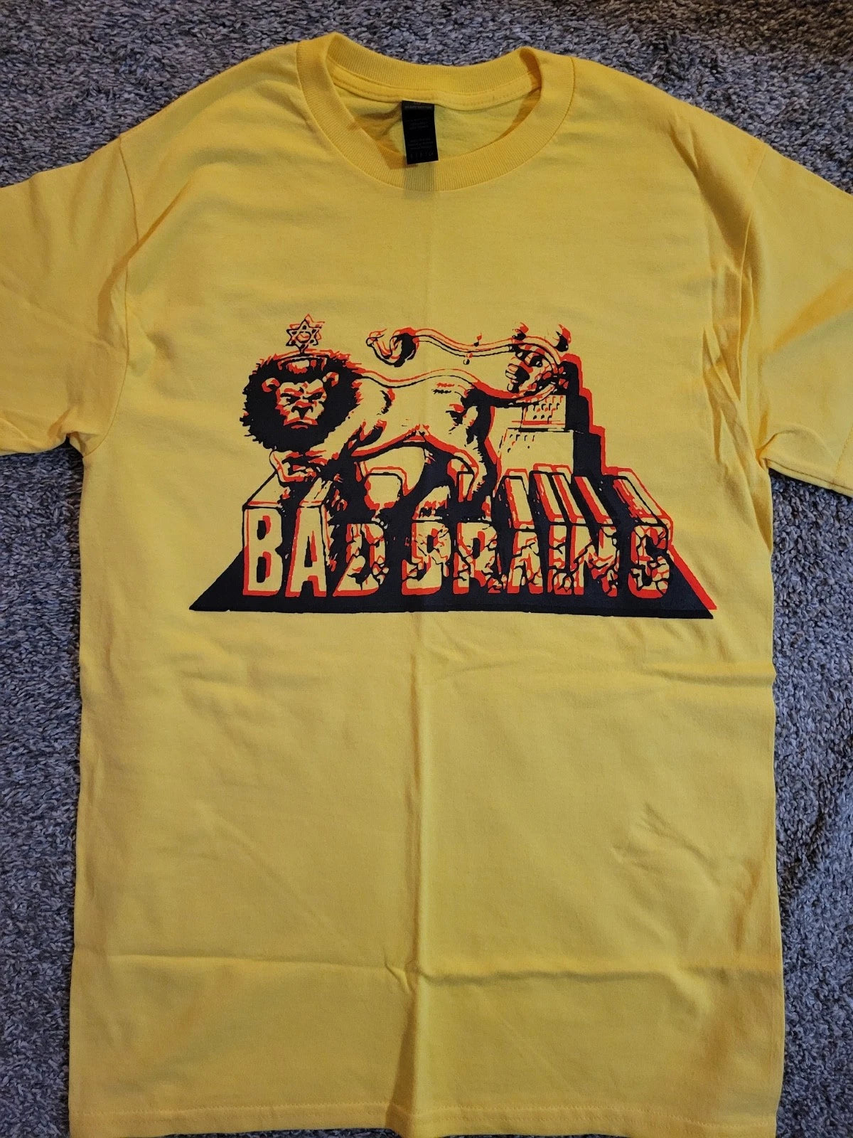 bad brains t-shirt screen printed Punk Hardcore Shirt Diy