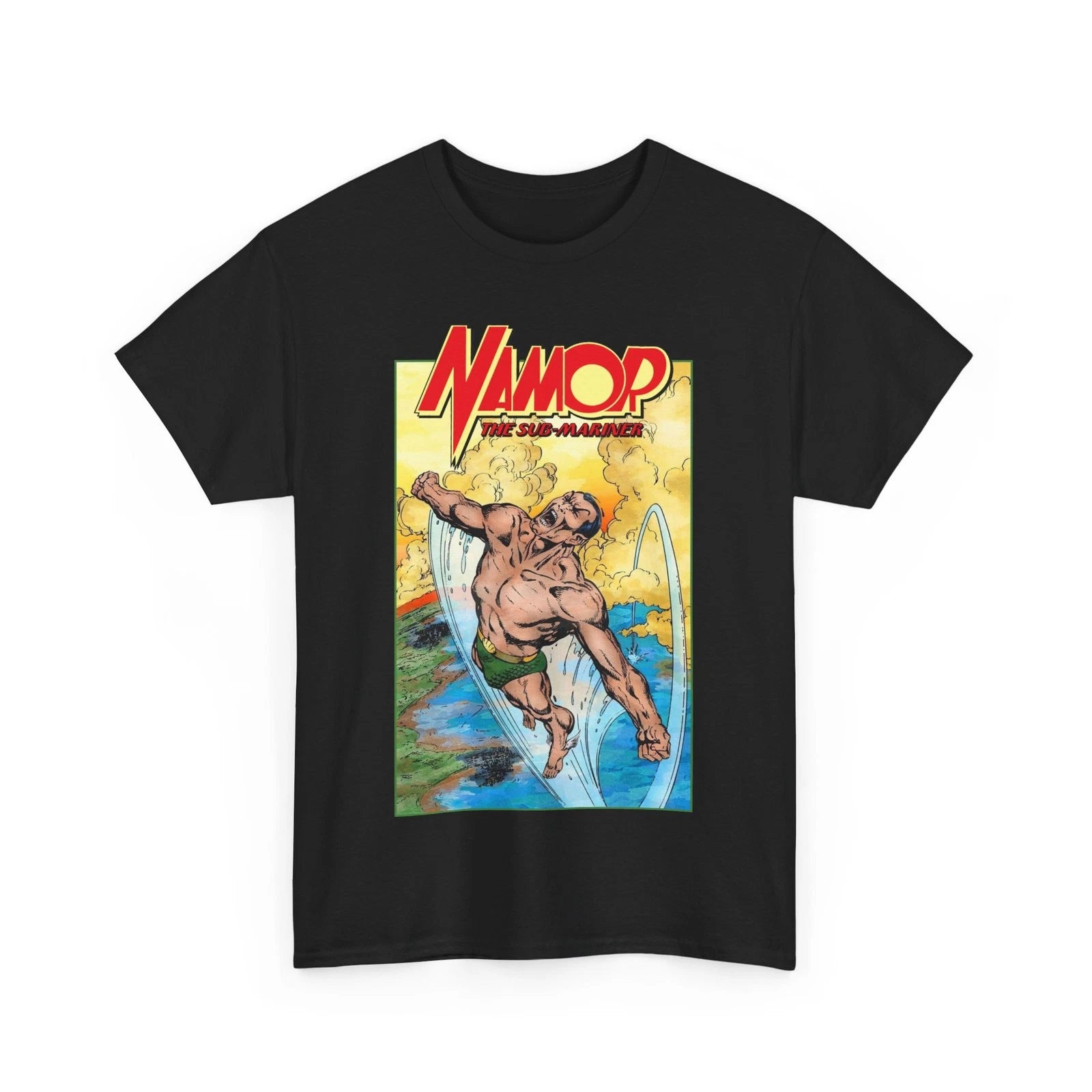 Namor T-Shirt - John Byrne Art - The Sub-Mariner - Marvel Comics 1980s Series