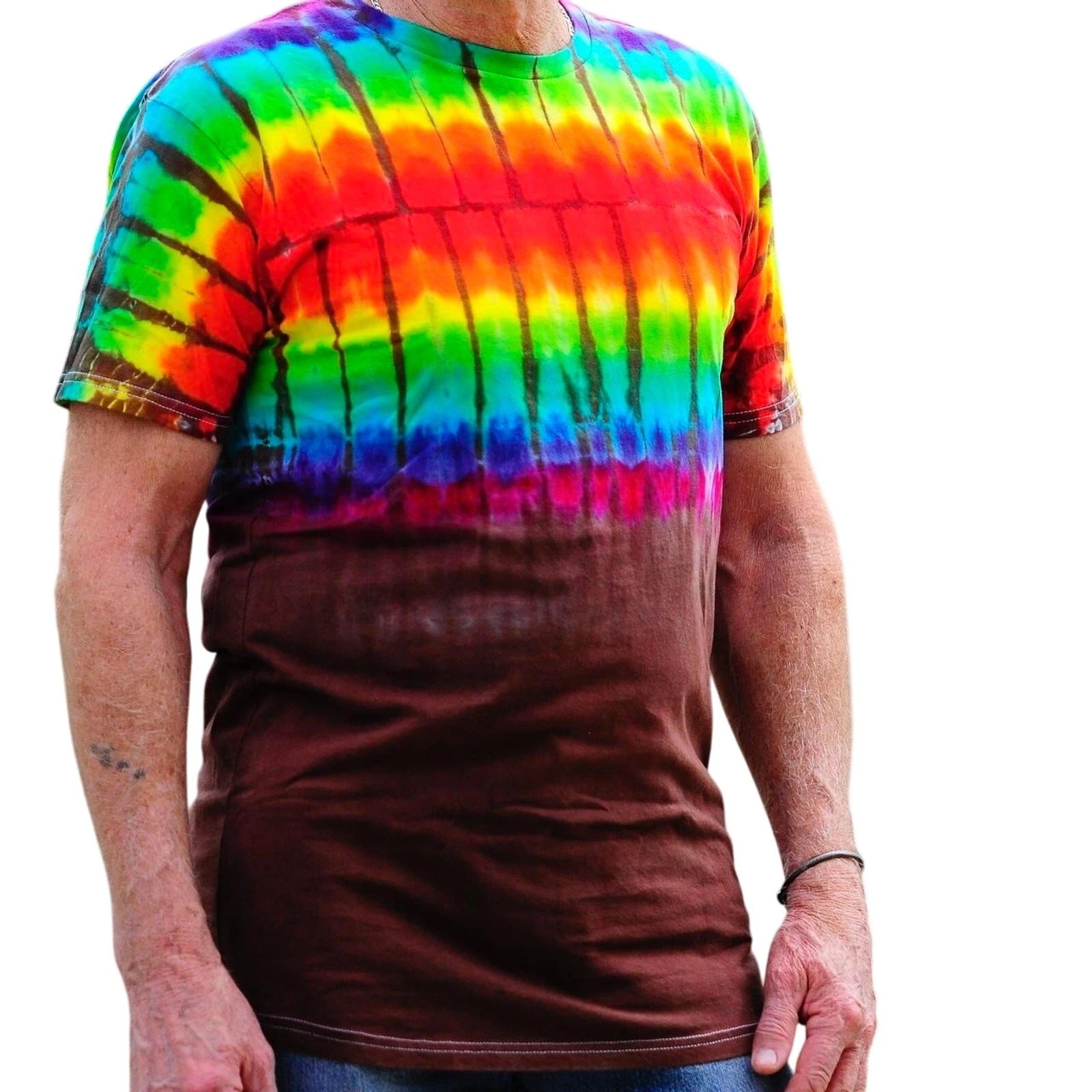 Mens Shirt Size Small Tie Dye Handcrafted Hippie Boho Retro Festival Brand New