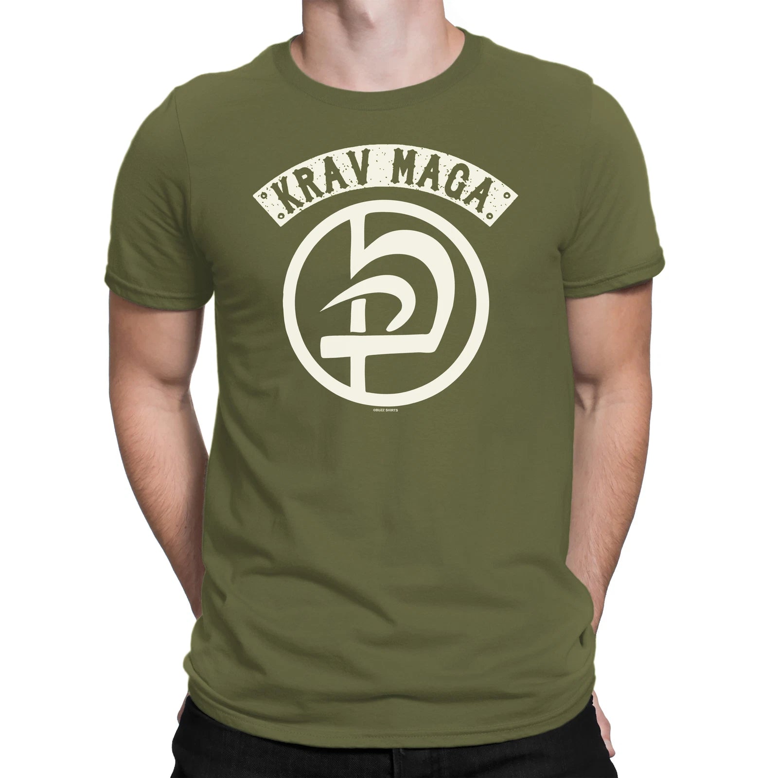 Krav Maga Mens MMA  T-Shirt Israeli IDF Martial Arts Self Defense UFC