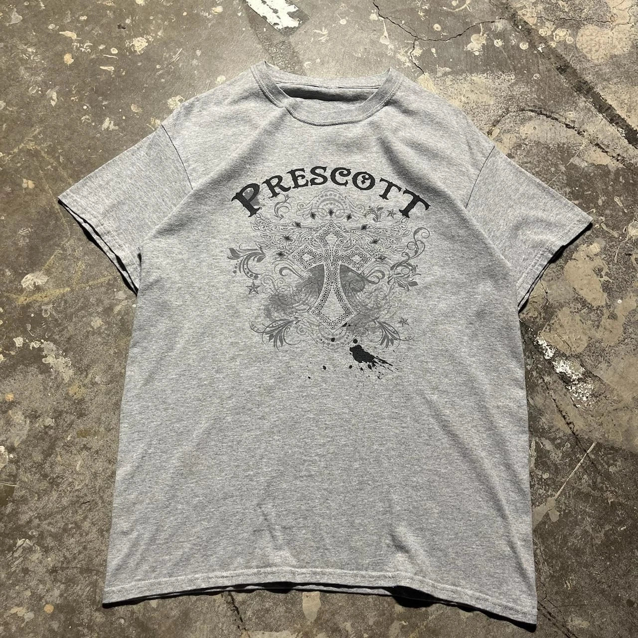 Y2k Grunge Prescott Cross T