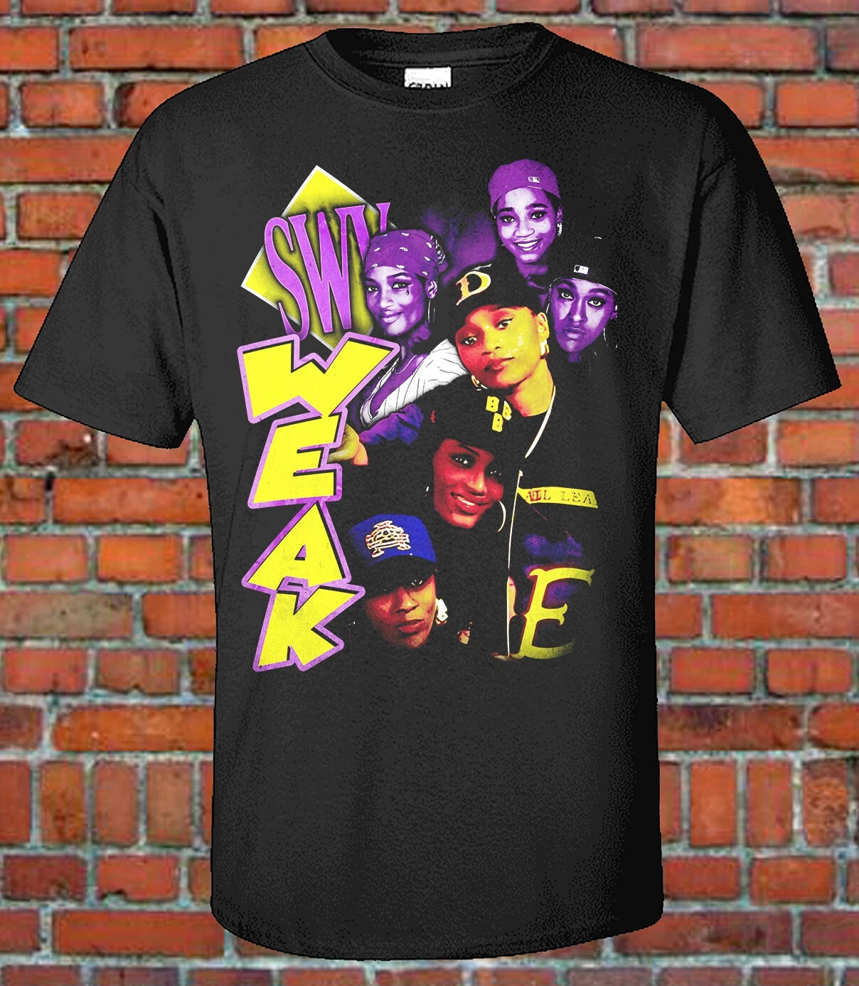 SWV Vintage 90s Bootleg R&B Graphic T-Shirt Music Girl Group Tee Unisex S-5XL