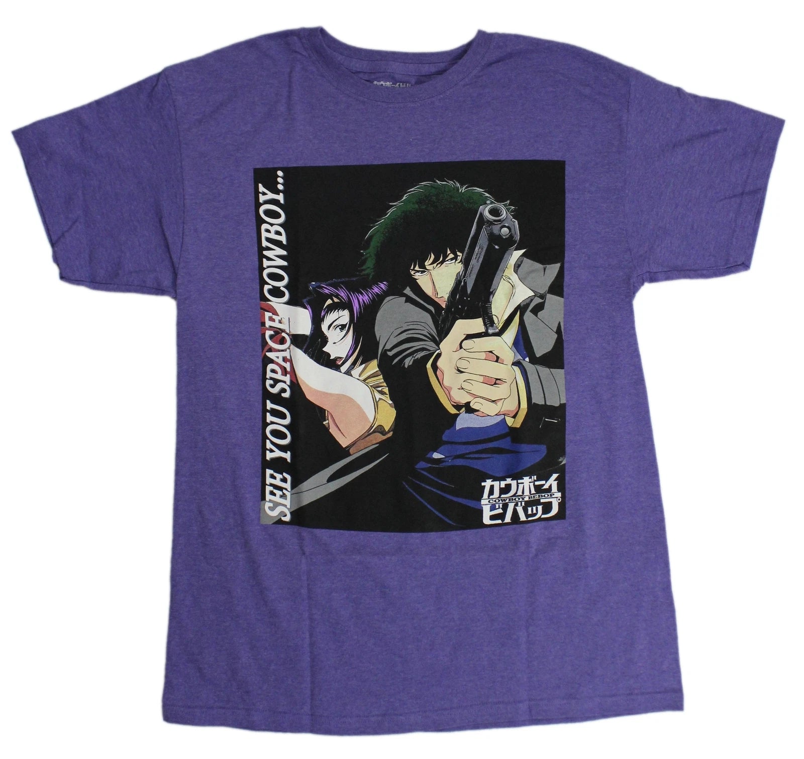 Cowboy Bebop New Adult T-Shirt - Faye Valentine Spike  Boxed Image