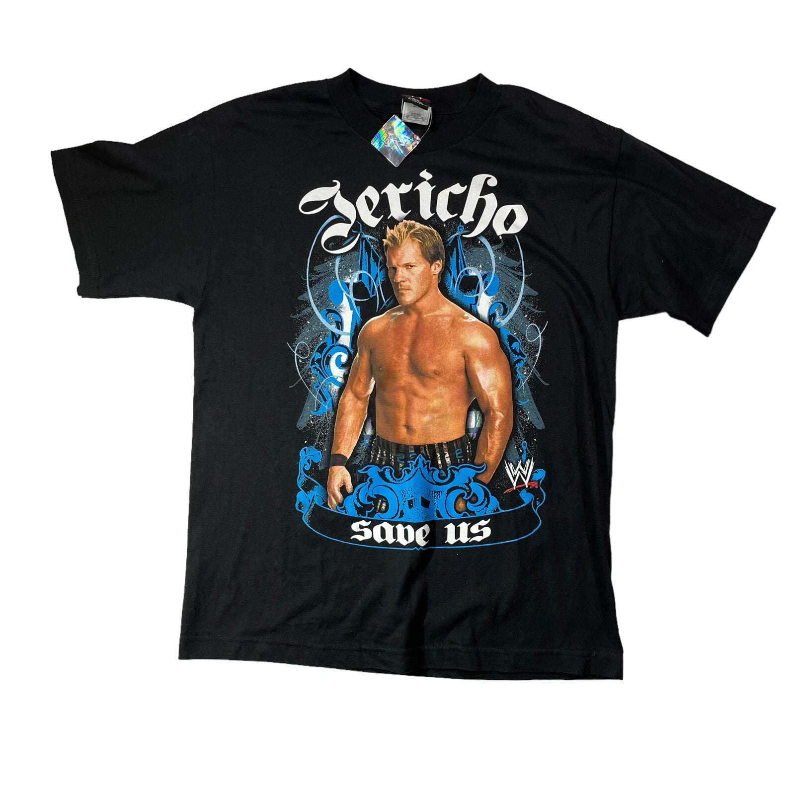 2007 Chris Jericho Y2J WWE Wrestling Full Color Shirt Y2K Kids XL / Adult S NOS