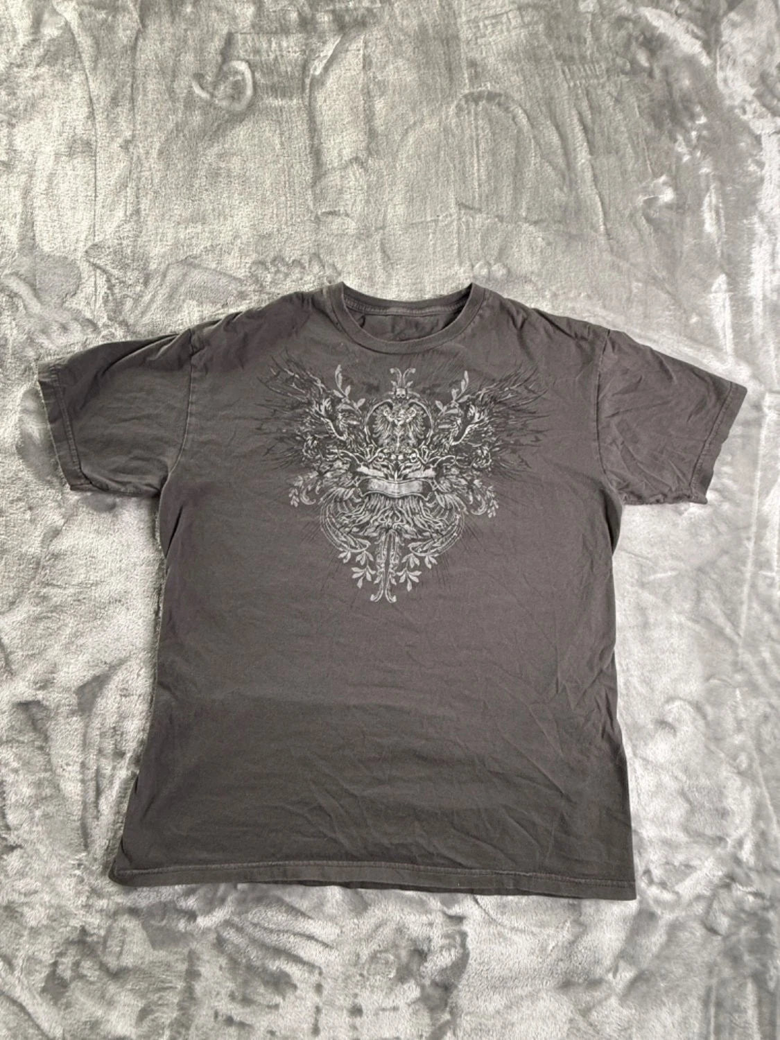 Vintage Soundgarden King Animal Crest T-Shirt Men Large Gray Cotton Grunge Band