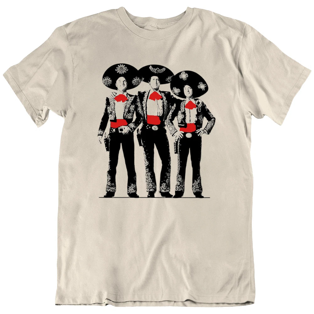 The Three Amigos Mexican village 80's Movie Retro T Shirt Tee Gift New