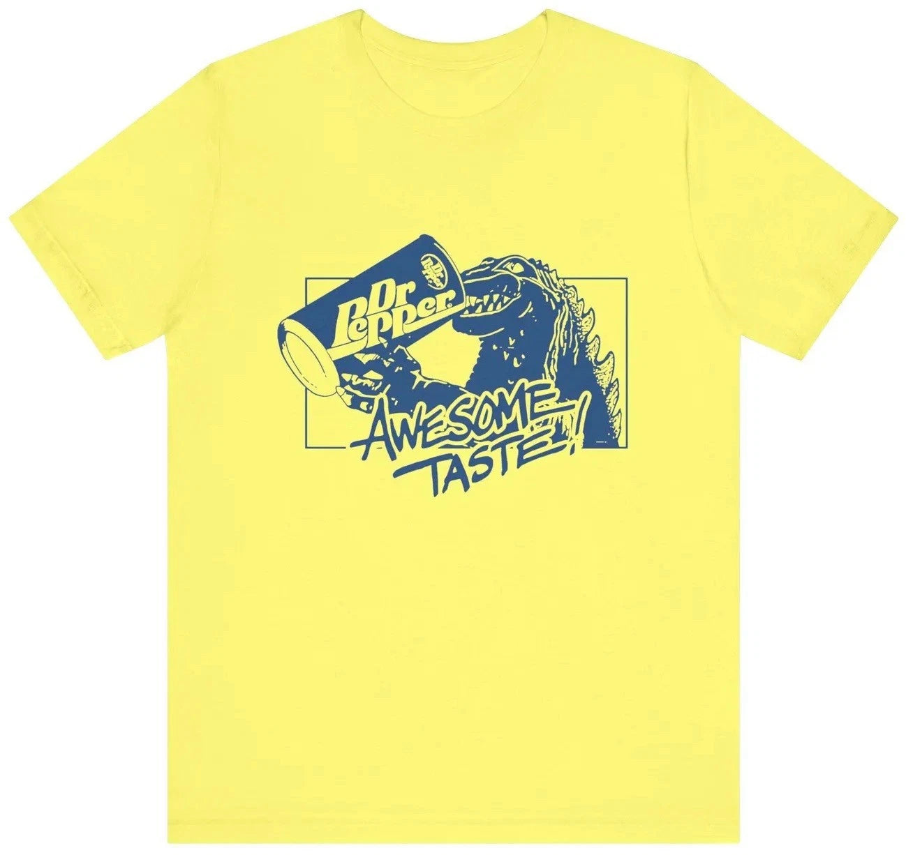 Vintage Godzilla Dr Pepper Tee Oldschool Dr Pepper Awesome Taste Godzilla Tshirt