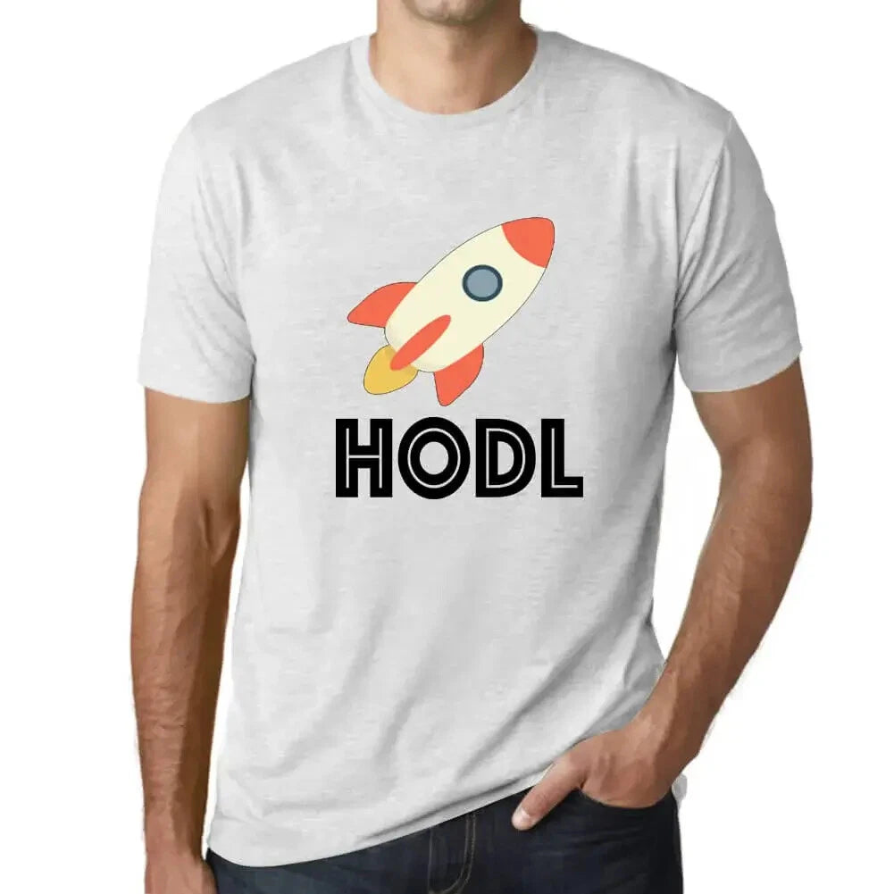 Men's Graphic T-Shirt Hodl To The Moon Crypto Funny Traders Eco-Friendly Limited
