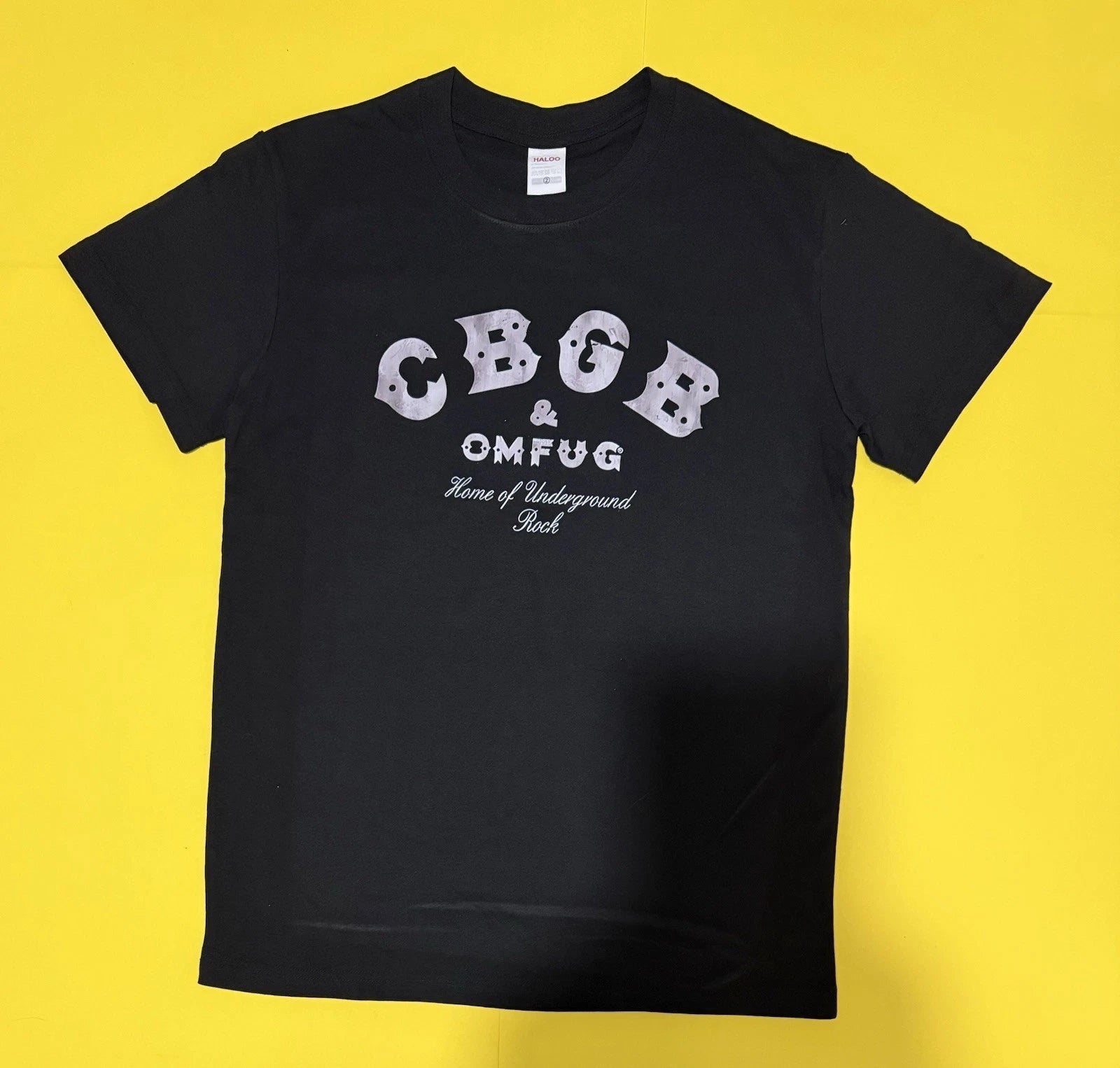 CBGB & OMFUG HOME OF UNDERGROUND ROCK CLUB T SHIRT SIZES M,L,XL,XXL -  BRAND NEW