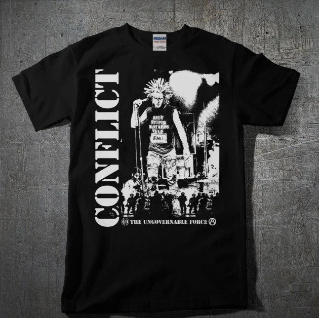 Conflict - Rebellion - Black T Shirt - Punk