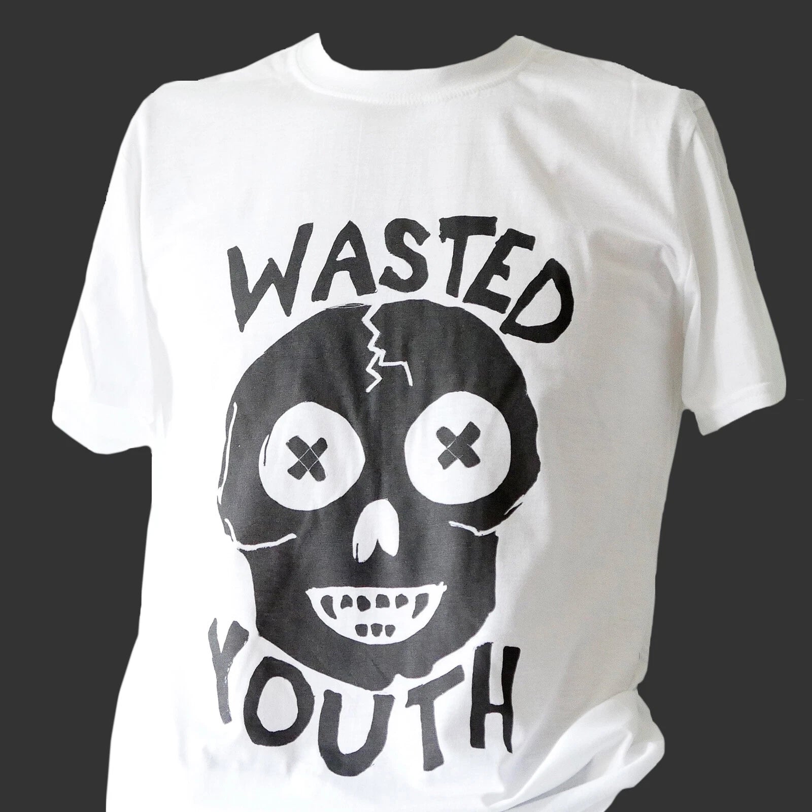 WASTED YOUTH PUNK ROCK T-SHIRT unisex S-3XL