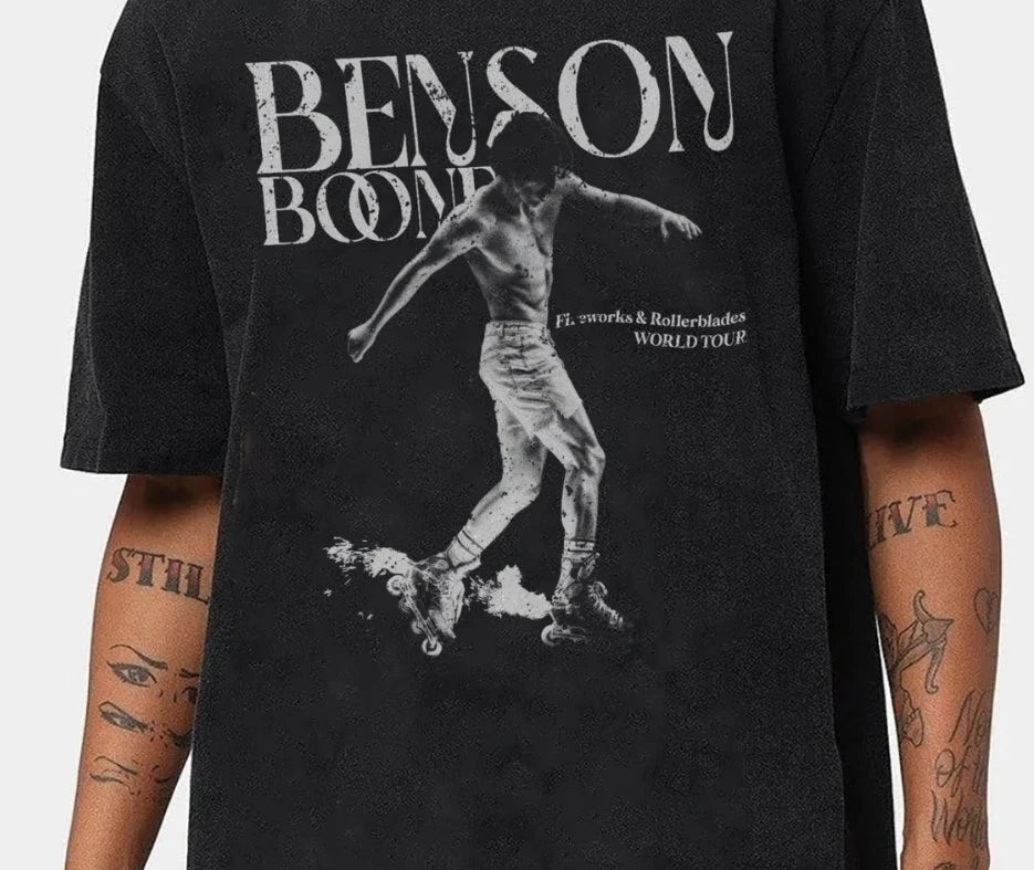 Fireworks and Rollerblades Benson World Tour 2024 Shirt, Boone 2024 Concert Tee