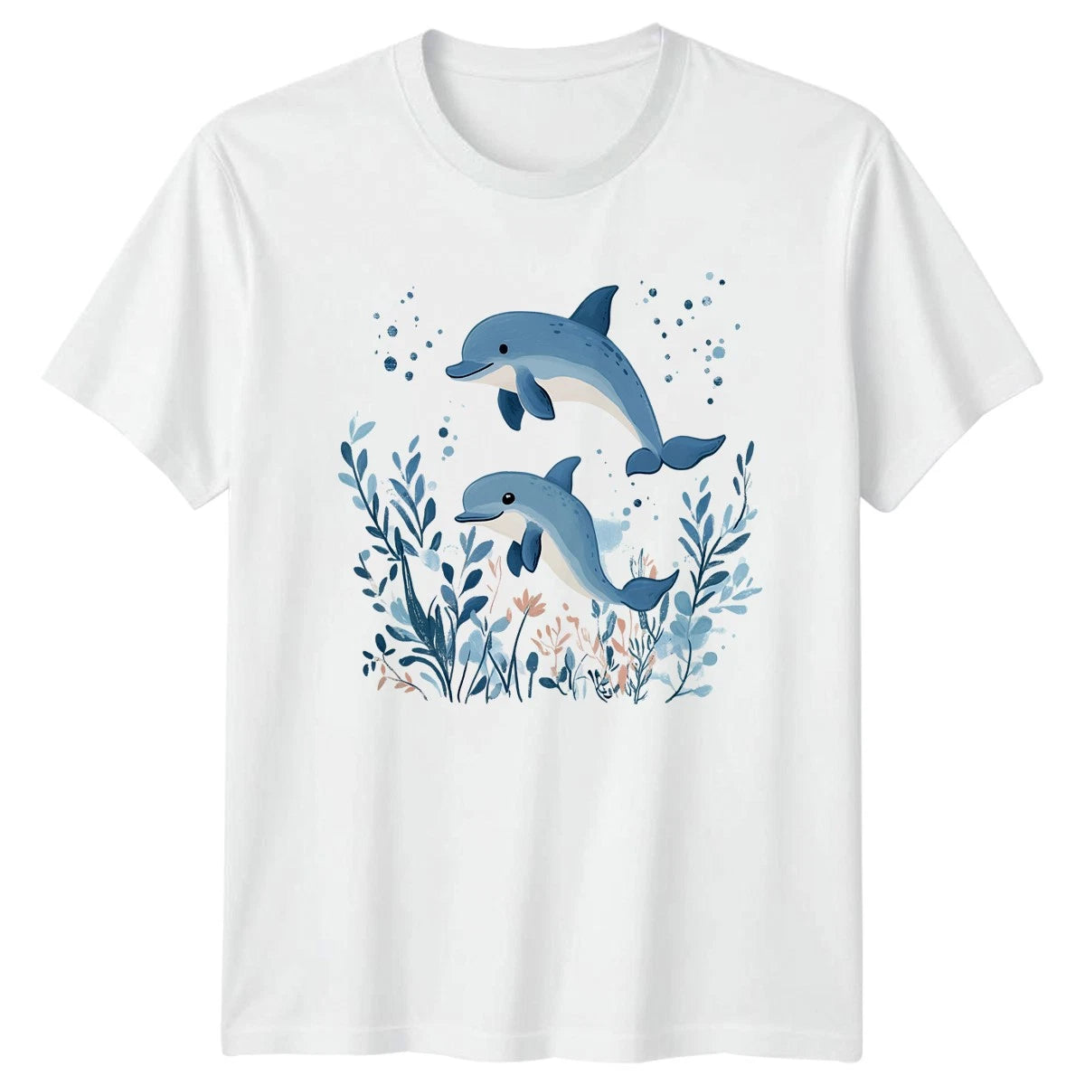Cute Dolphins T-Shirt Ocean Life Wildlife 2026 Birthday Gift For Him And Her