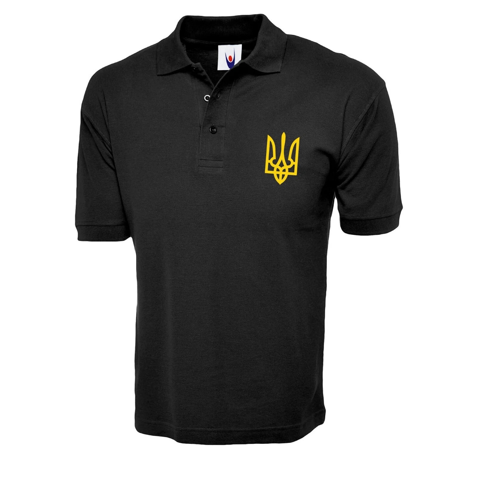 STAND WITH Ukraine Polo Shirt Slogan Ukraine Public Support Ukrainian Humanity