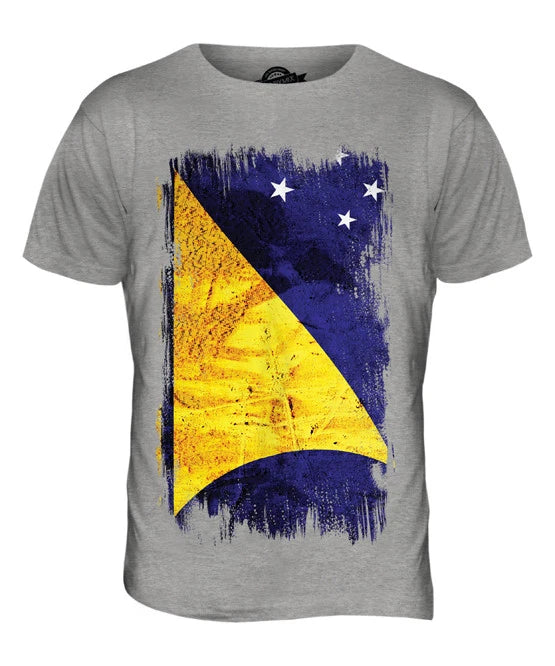 TOKELAU GRUNGE FLAG MENS T SHIRT TEE SHIRT XS S M L XL 2XL 3XL 4XL 5XL