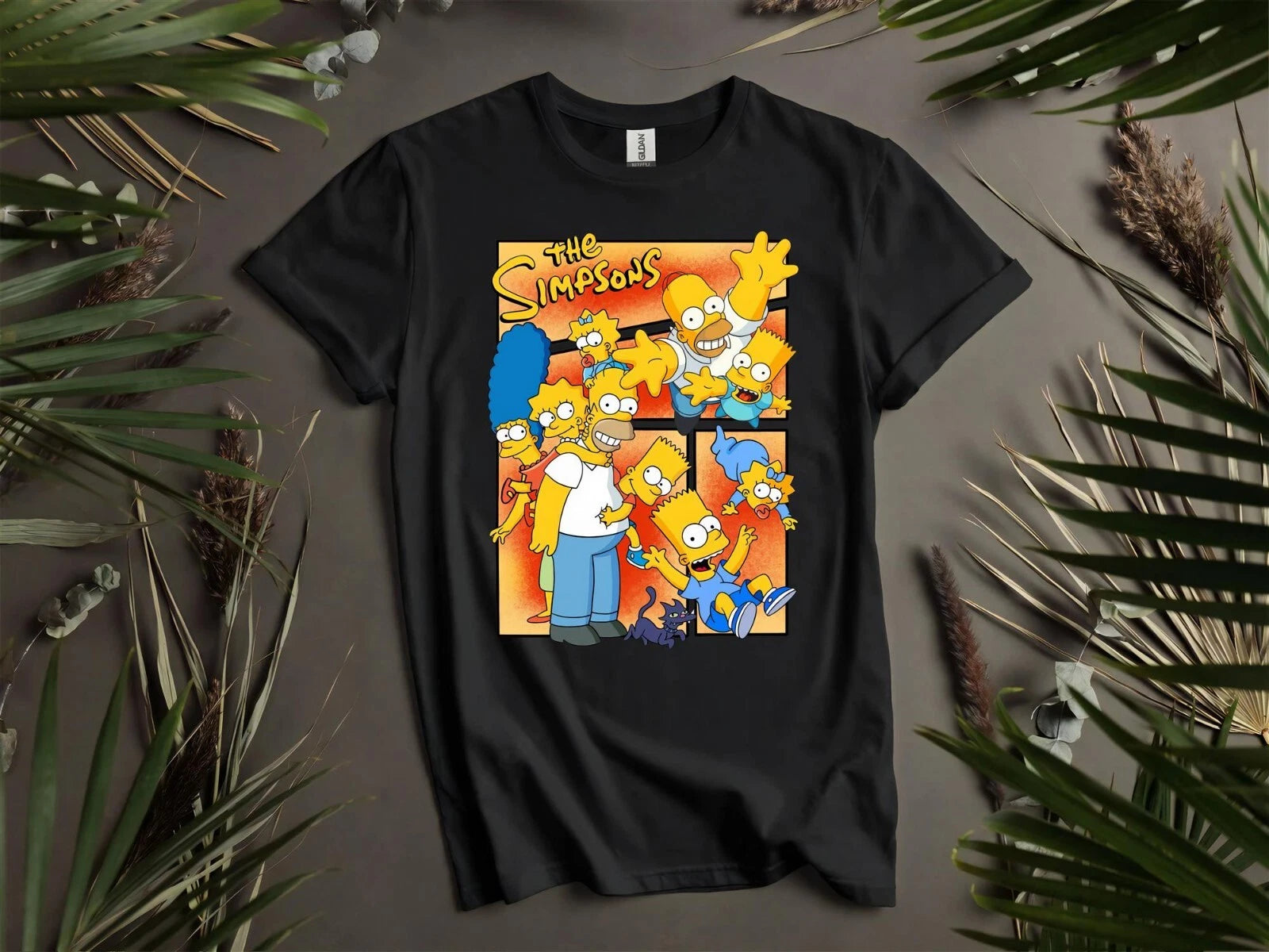 Simpsons Family Portrait T-shirt T shirt Men Women Unisex Tshirt L192