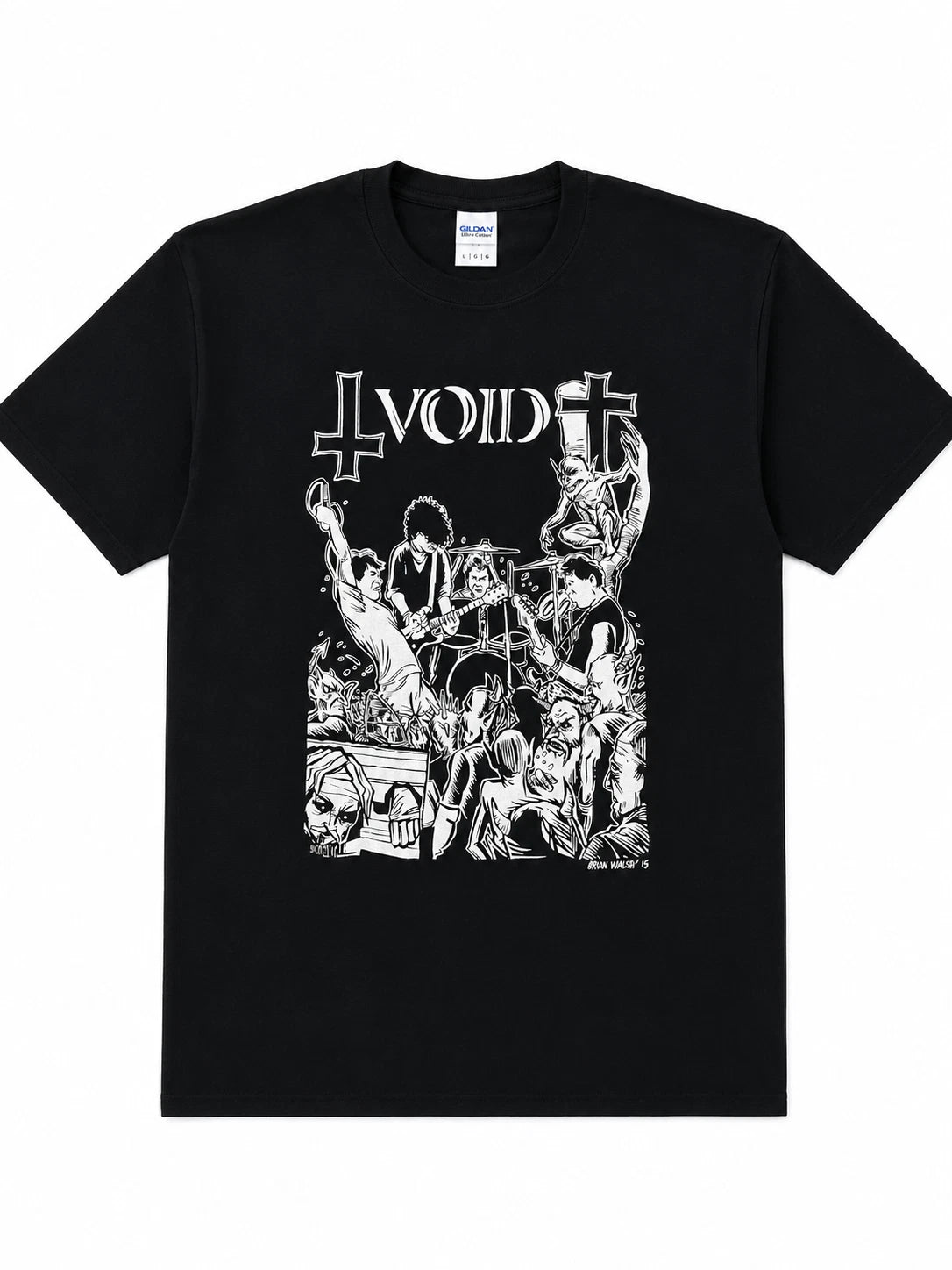VOID T shirt By Brian Walsby. Limited  Punk, Hardcore, Dischord DC SXE HC