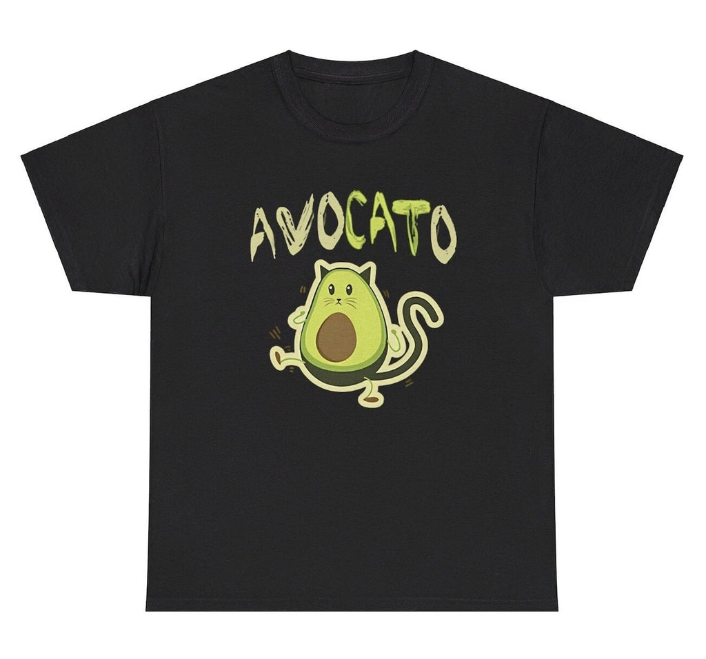 Avocato T Shirt Funny Avocado Cat Lover Y2K Silly Ironic Gen Z Tee