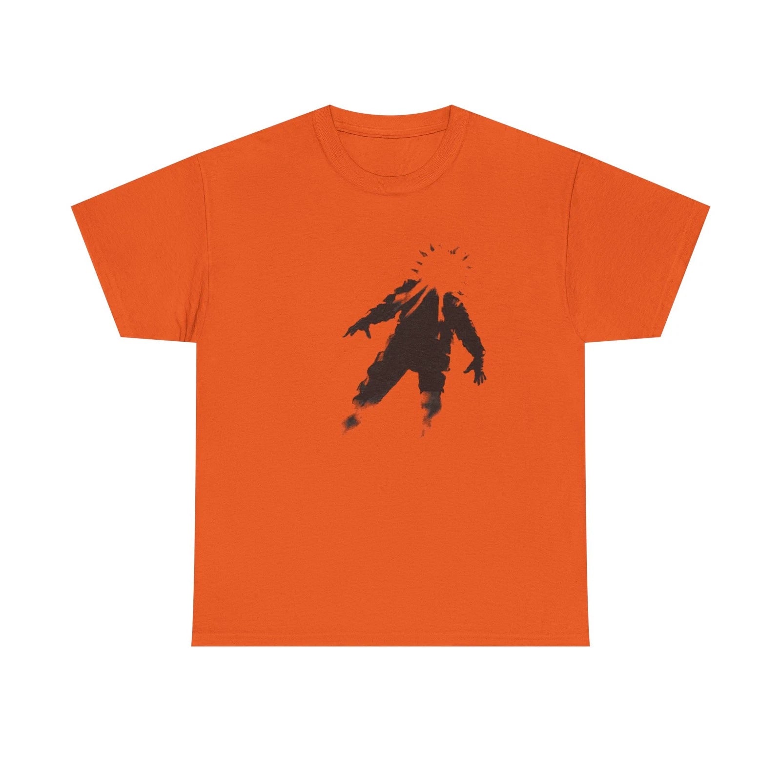 Exploding Head Silhouette T-Shirt | Abstract Grunge Design