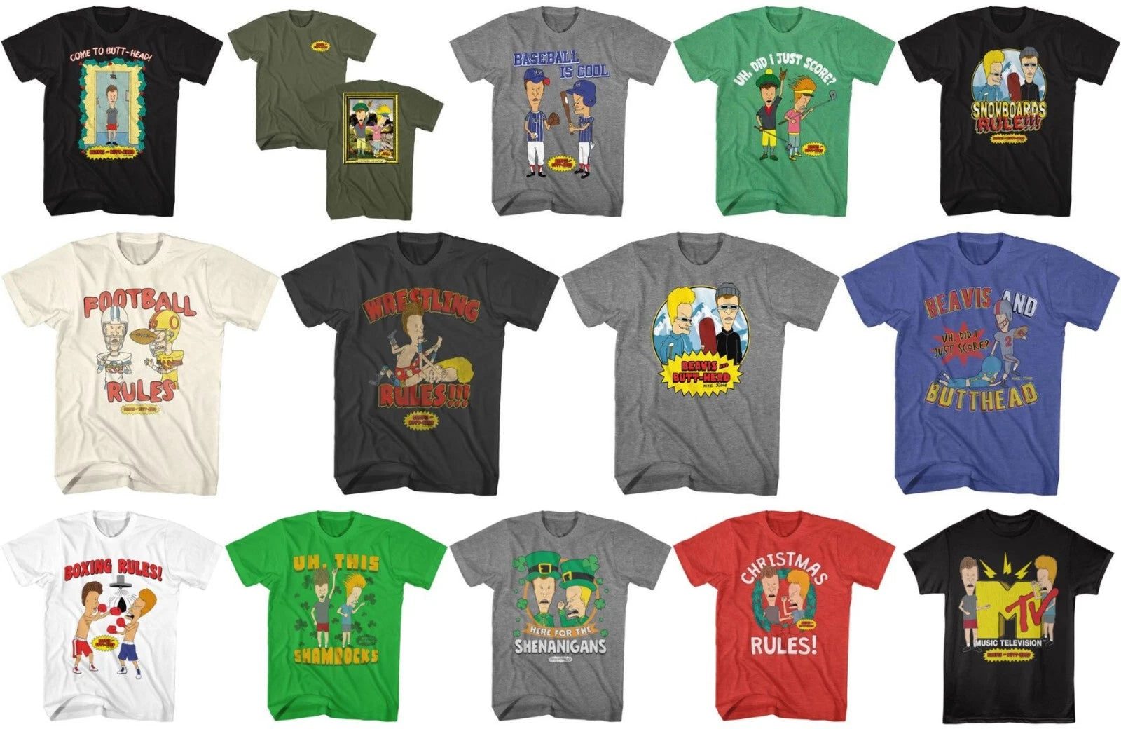 Pre-Sell Beavis and Butthead Cartoon Licensed T-Shirt #1