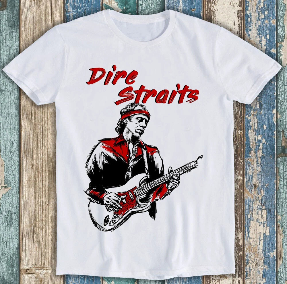 Dire Straits Sultans of Swing Brothers in Arms Music Meme Gift Tee T Shirt M1260