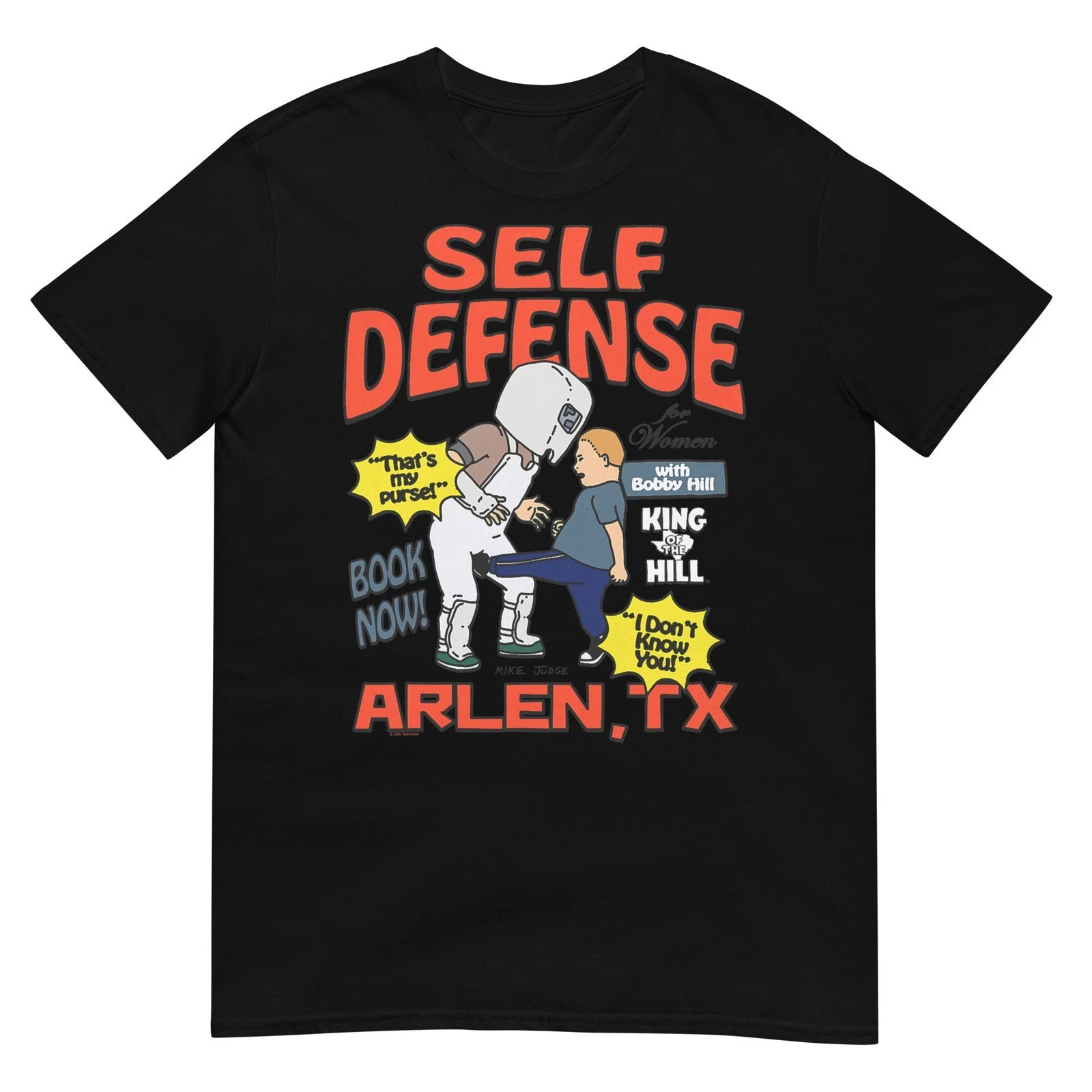 King of The Hill Bobby's Self Defense Class Cartoon T-Shirt