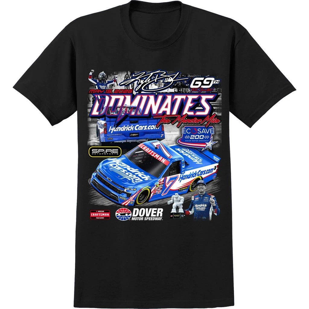 Kyle Busch 2026 Dover Truck Race Win Legend Never Dies Unisex S-5XL Shirt YH344
