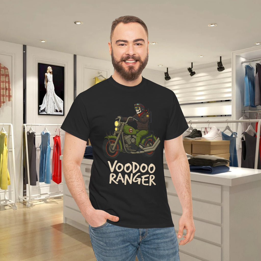 Voodoo Ranger Motorcycle Enthusiast Rider Graphic Top T-Shirt