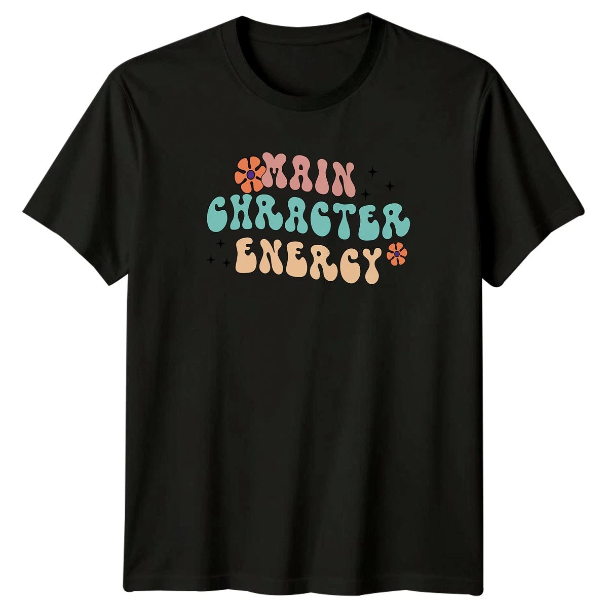 Main Character Energy T-Shirt Retro Aesthetic Lifestyle Birthday Gift