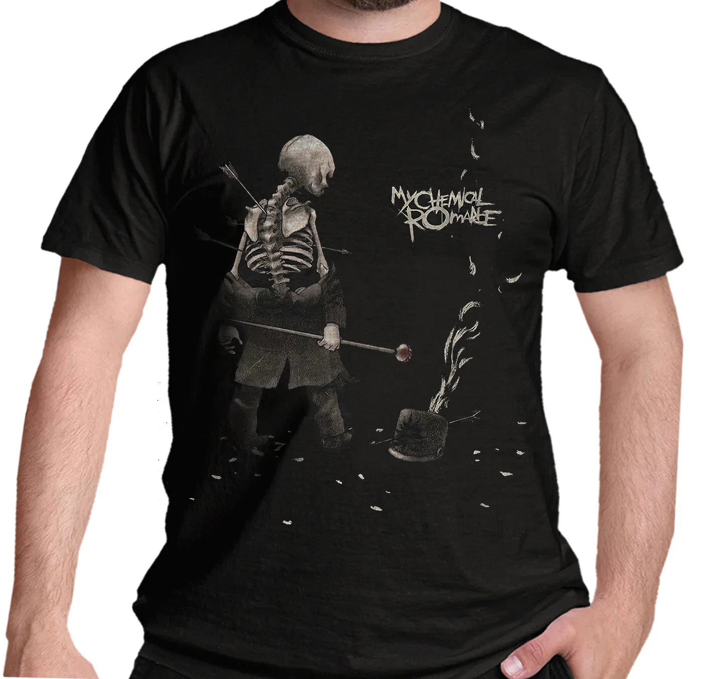 Official My Chemical Romance T Shirt Shredded MCR Rock Punk Band New S To XXL