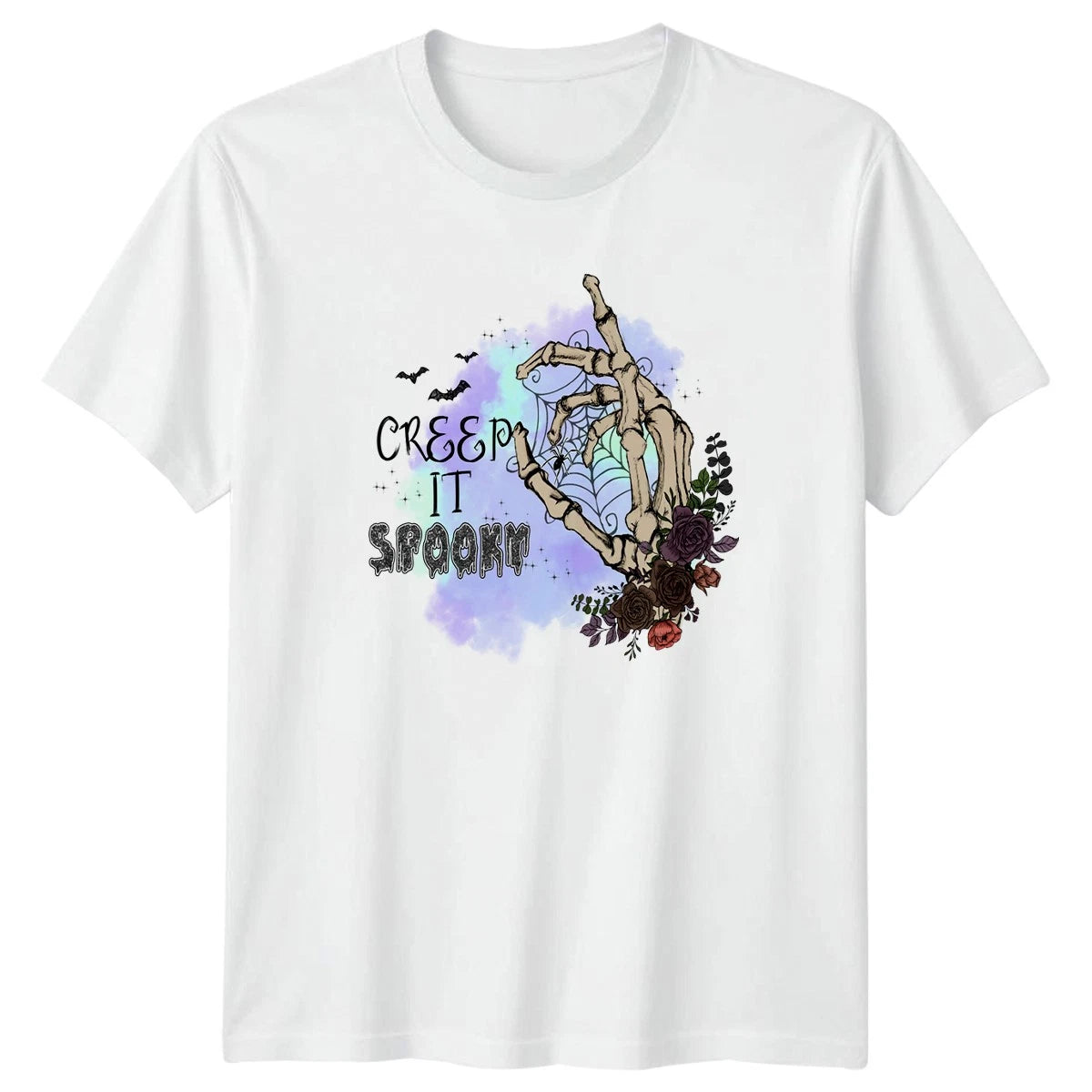 Creep It Spooky T-Shirt Skeleton Hand Halloween Halloween Gift For Him And Her