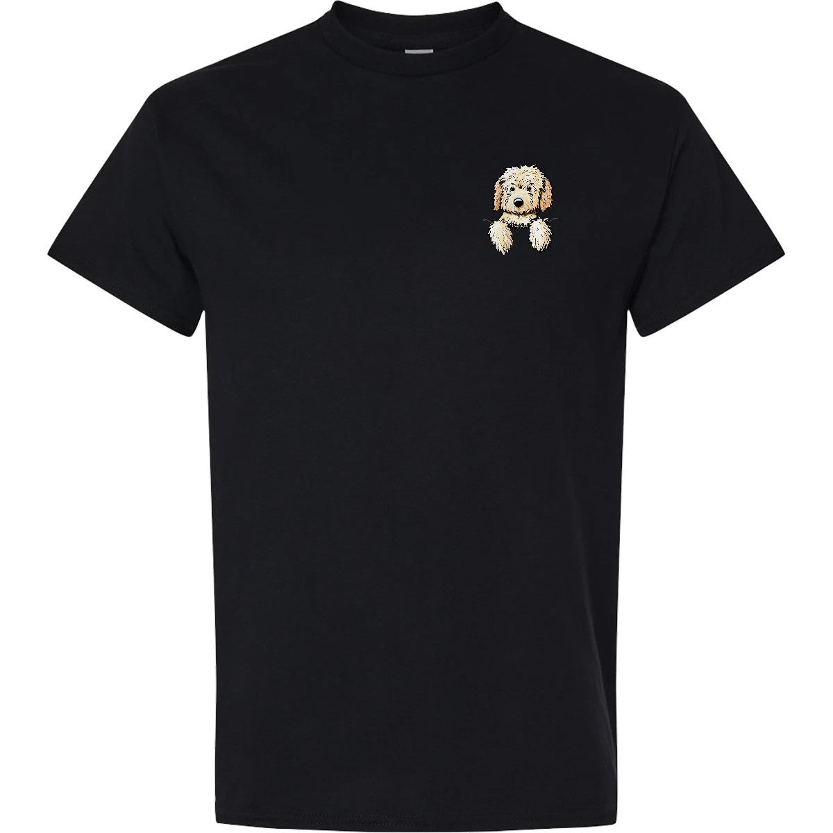 Inktastic Pocket Goldendoodle T-Shirt - KiniArt Doodle Dog Labradoodle Pet Art