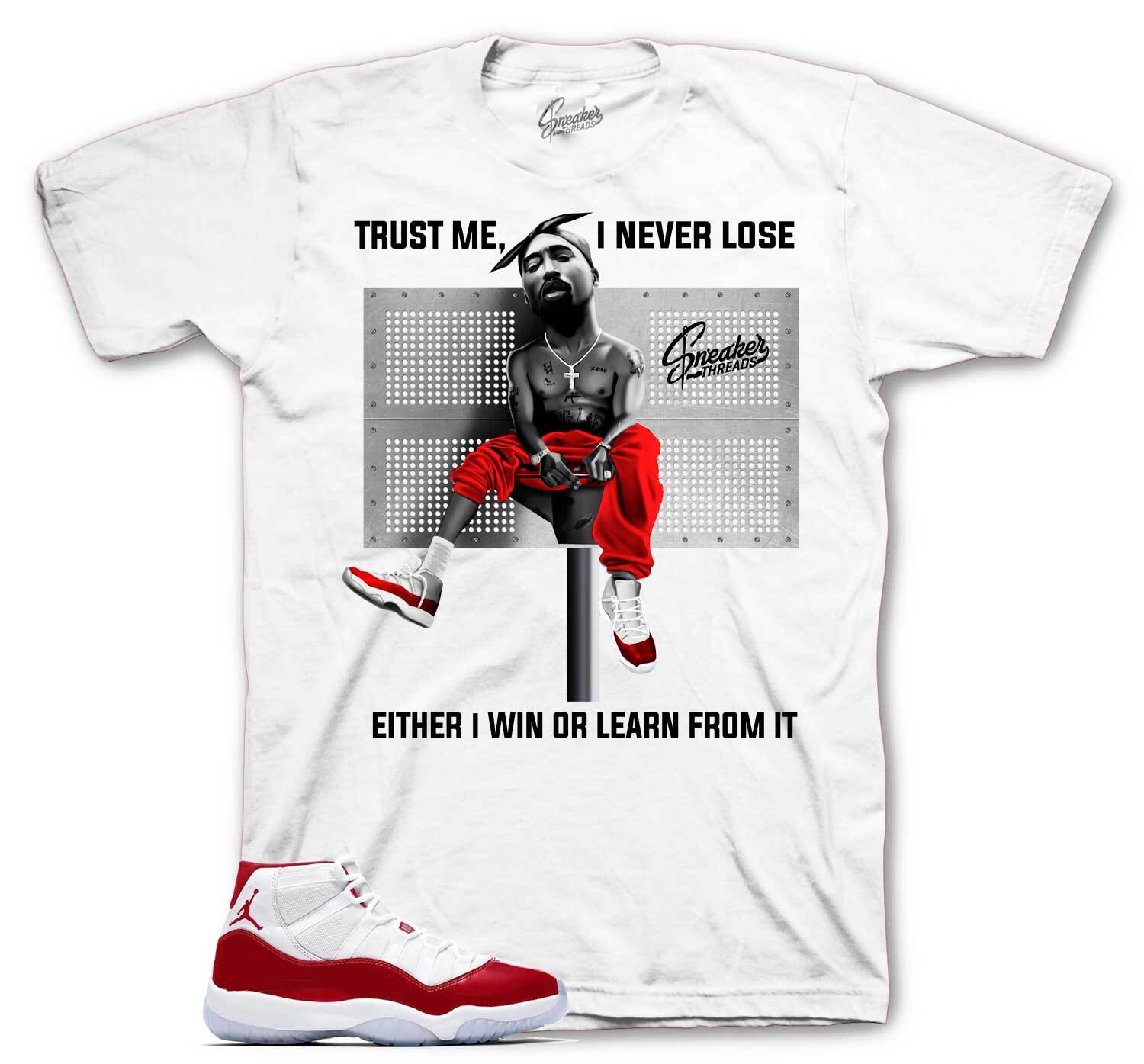 Shirts Match Jordan 11 Cherry  AJ11 Cherry Sneaker Tees - Trust Me Sneaker Tees