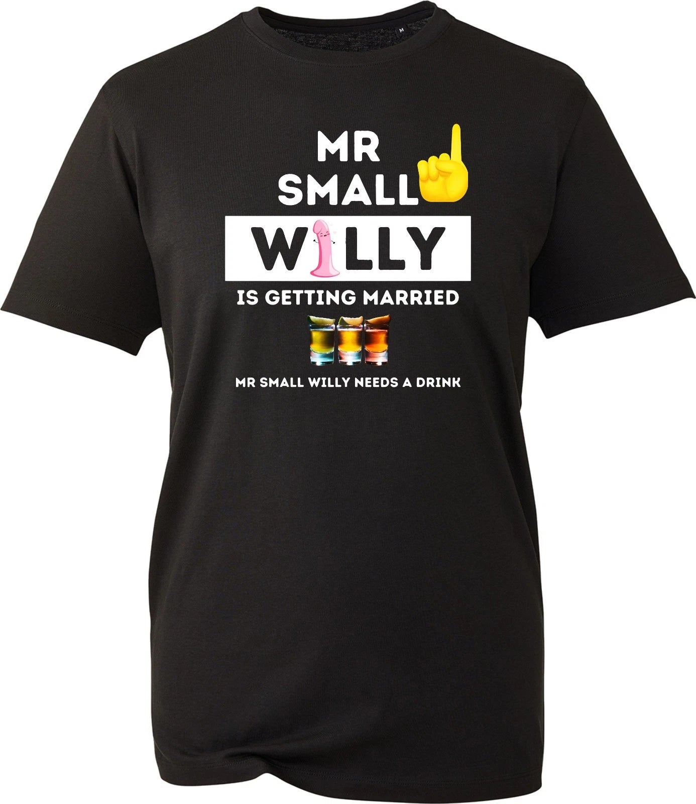 Funny Stag Do T Shirt Mr Small Willy Is Getting Married Mens Groom Party Tee