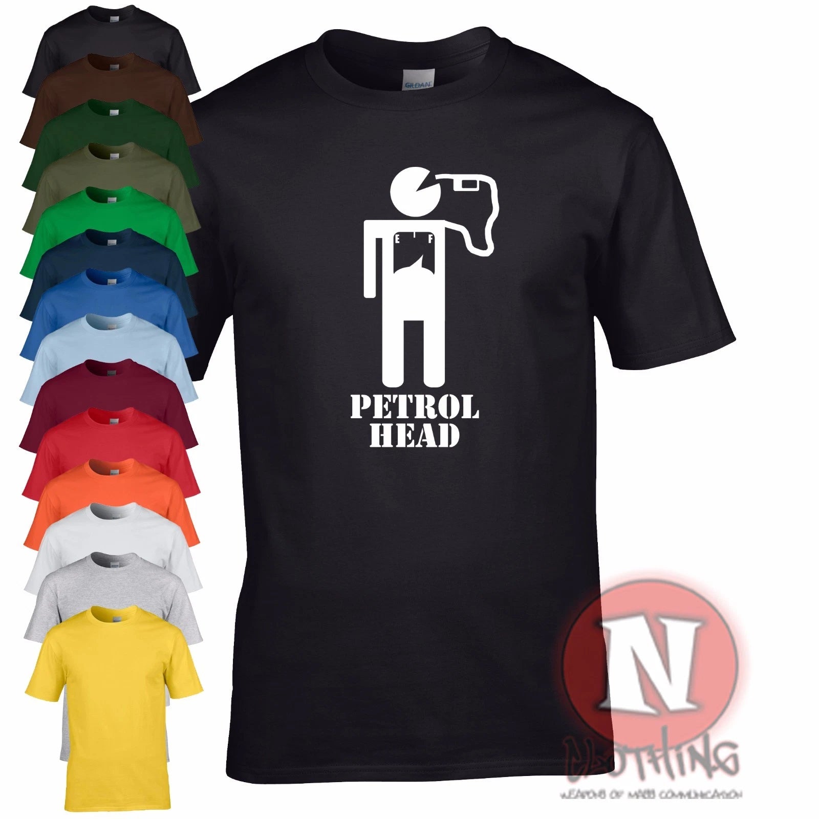 Petrol Head T-Shirt Car Motor Vehicle Banksy Style Urban Top Gear Motor Racing Rally