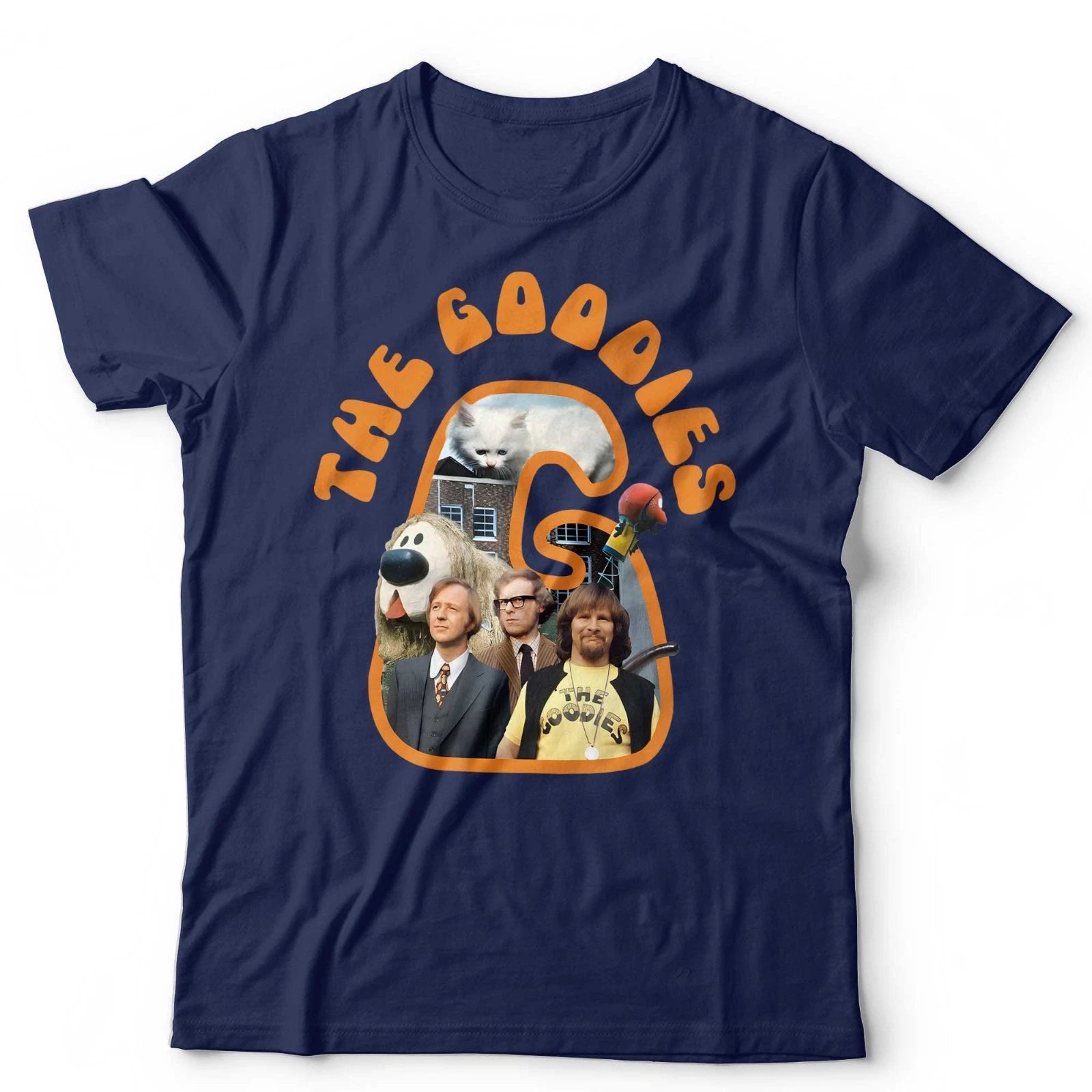 The Goodies T-Shirt 70s Retro British Comedy TV Series Bill Oddie Graeme Garden