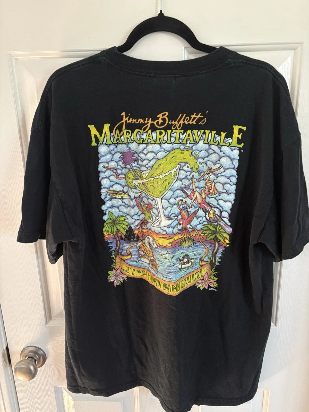 Vintage 90s/Y2K Jimmy Buffett Margaritaville Shirt Size XL -Big Back Graphic