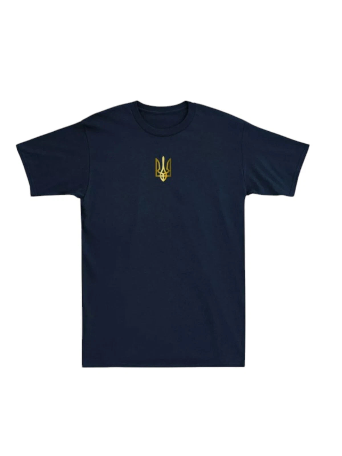 Ukrainian Ukraine Zelensky Mens T-shirt Ukraine Golden Trident Tee Support Stand