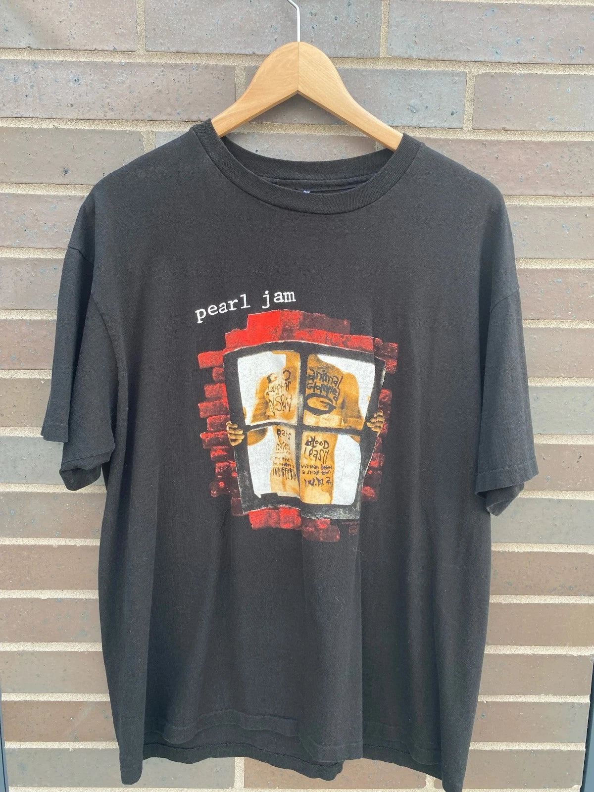 Vintage 90s Pearl Jam Window Pane