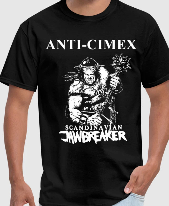 Punk Rock Anti Cimex t shirt Country of Scandinavian Jawbreaker
