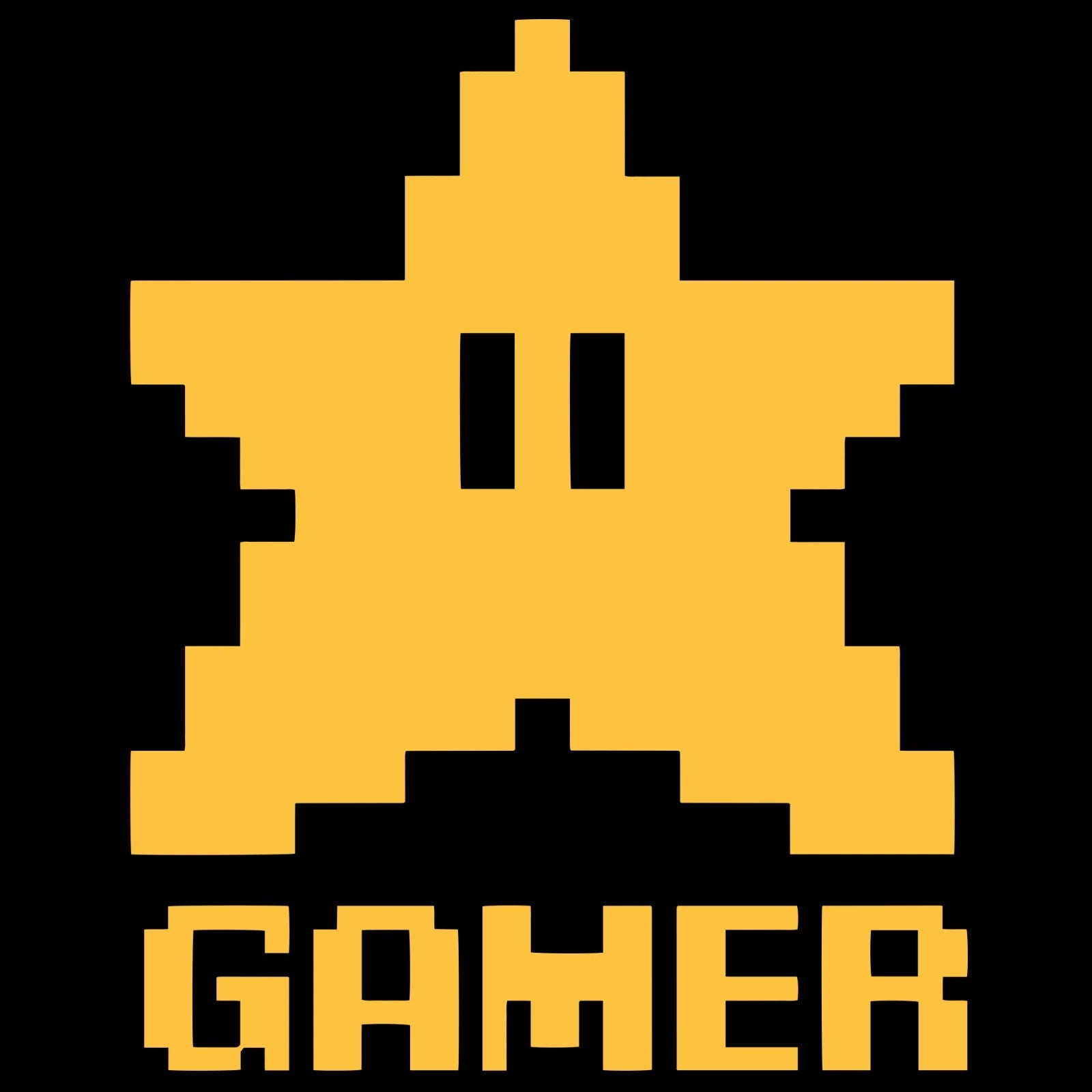 Vintage Retro Gamer T Shirt Pixel Art Mario Star Graphic Tee Gamer Gift SM-5XL