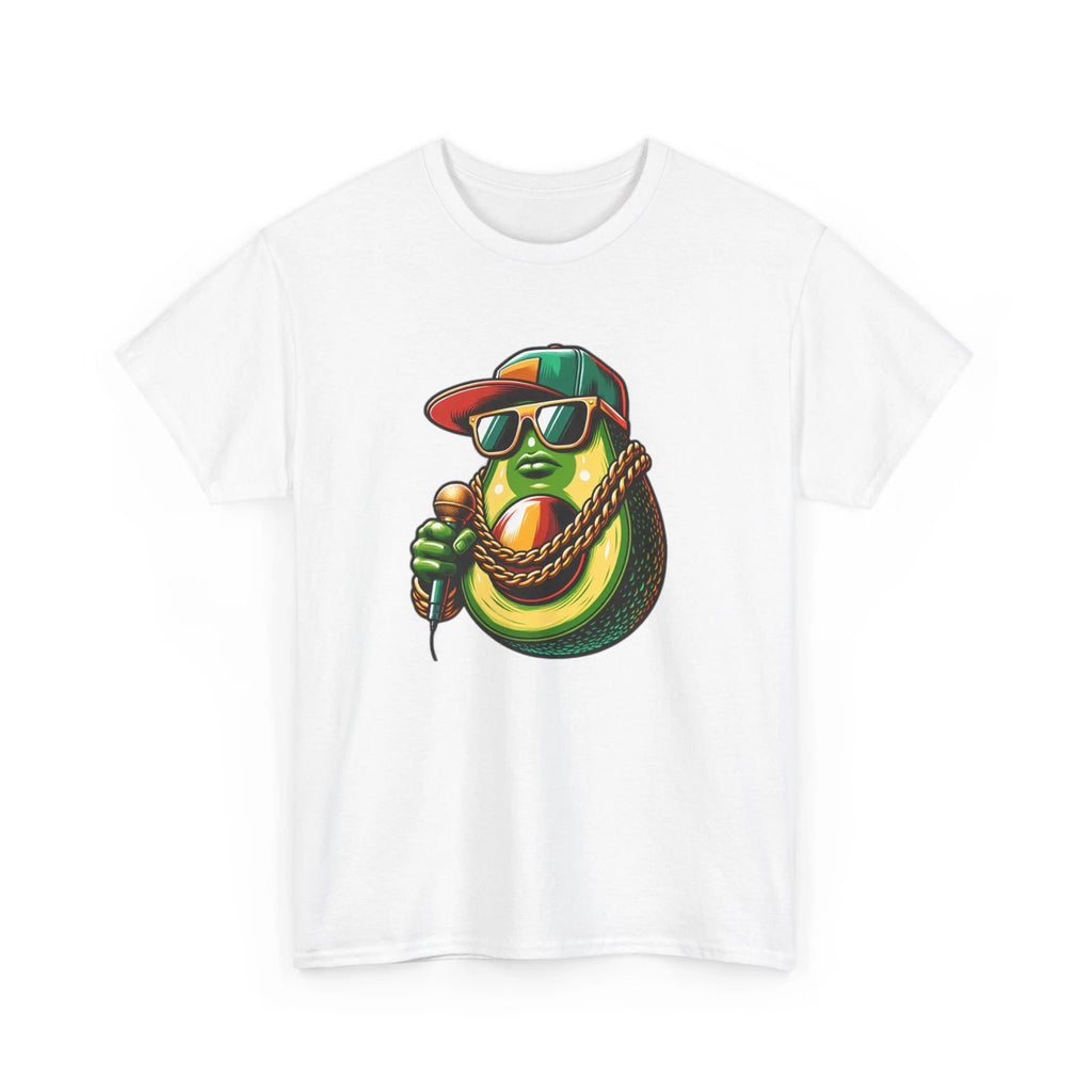 Unisex Adult T Shirt Avocado Rapper Pop Art Hip Hop Funny Food Gift Music Tee