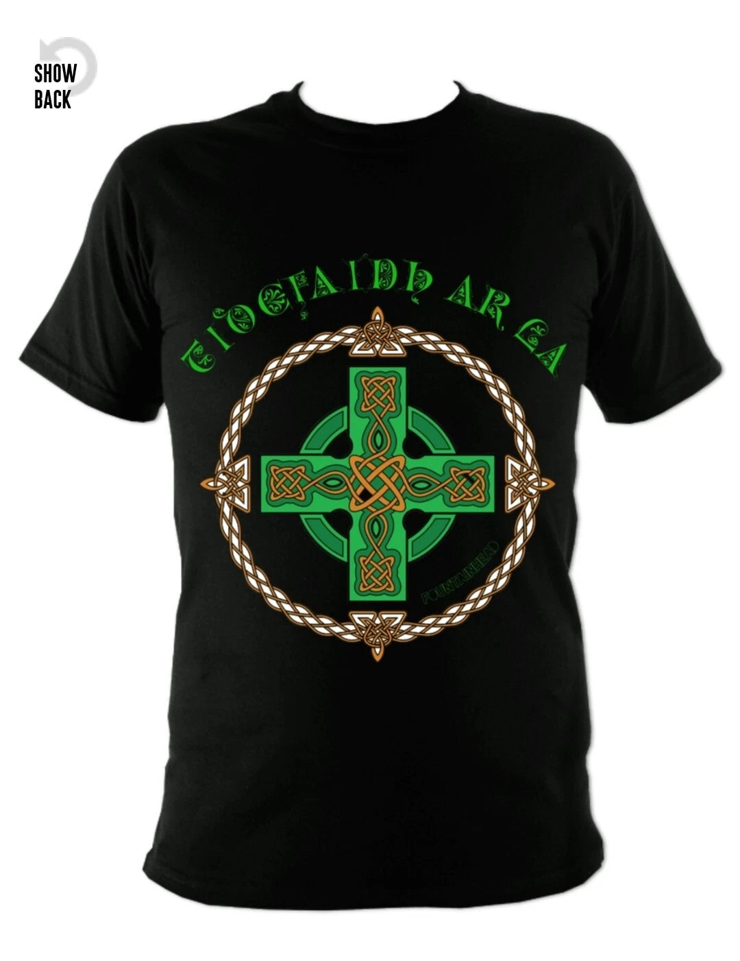 Tiocfaidh ár lá. Anti Monarchy Ireland, Celtic King Coronation Rebel T-shirt XXL