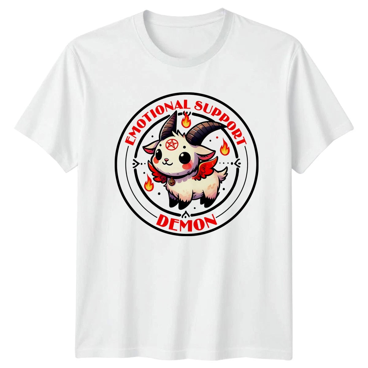 Emotional Support Demon T-Shirt Kawaii Gothic Gift For Him And Her