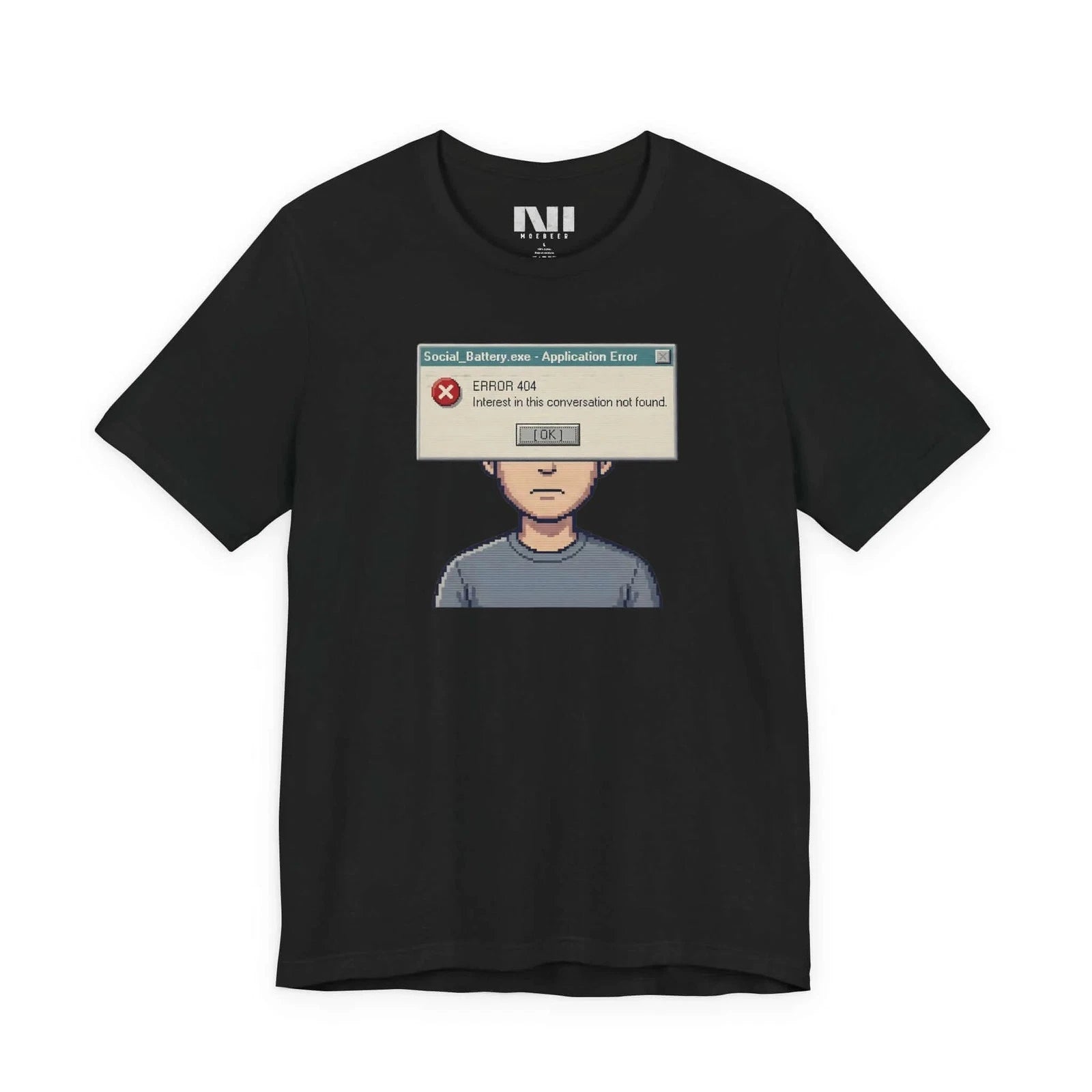 Funny Introvert T-Shirt Interest Not Found Sarcastic Graphic Tee MOEBEER