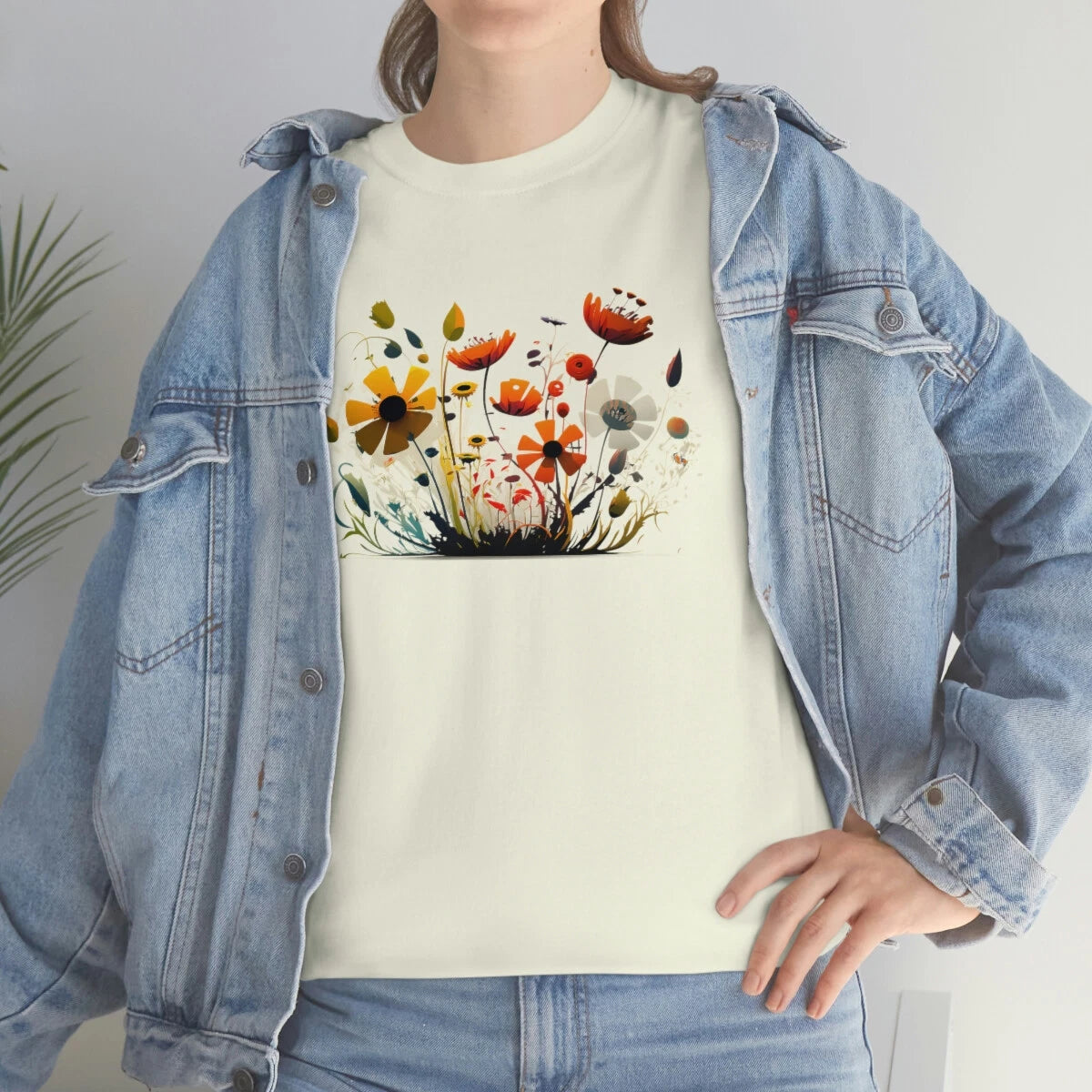 Lovely Spring Flowers Cute Boho Wildflower Plant Lover Tee