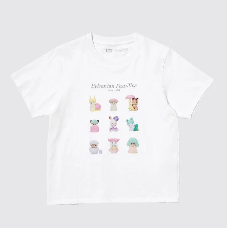 Sylvanian Families UNIQLO UT T-Shirts Japan WHITE